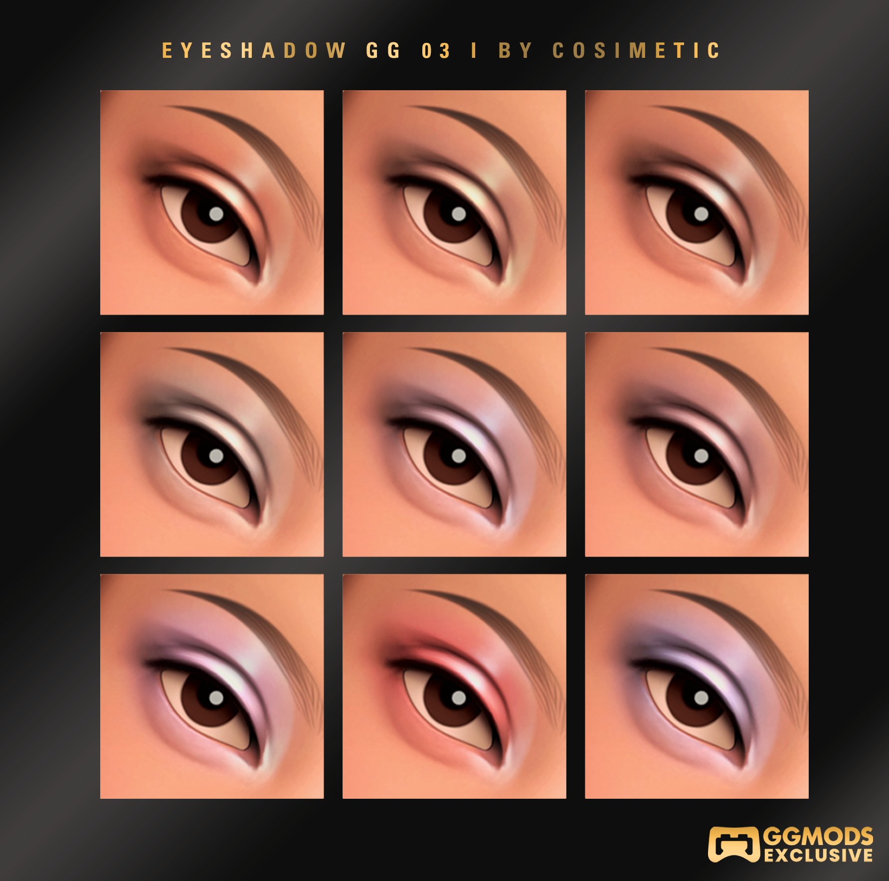 MM Prism Wash Eyeshadow GG 03 mod for The Sims 4 