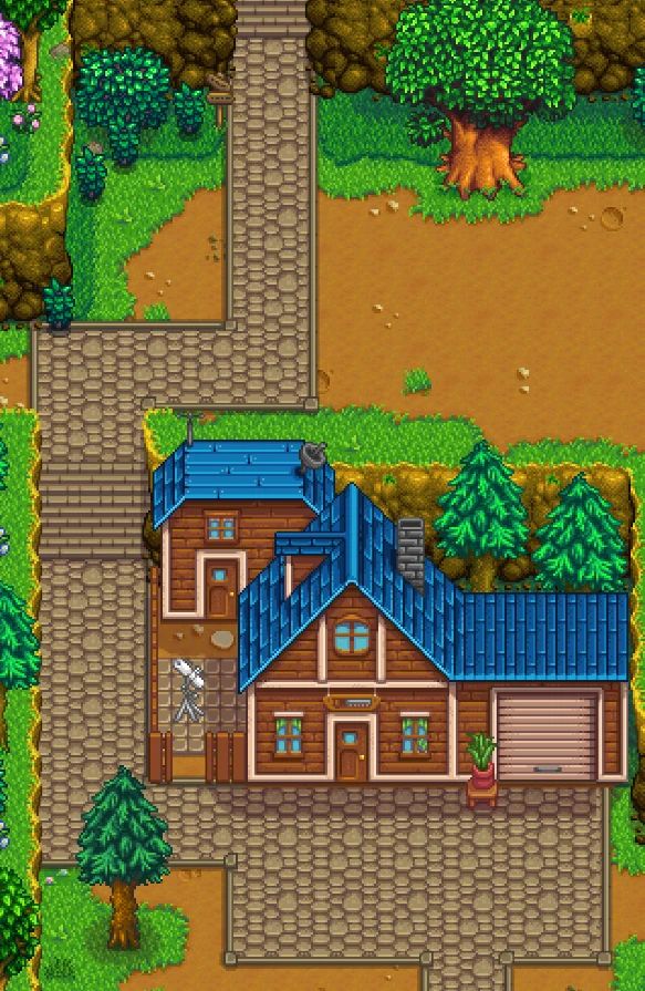 Paved Valley mod for Stardew Valley