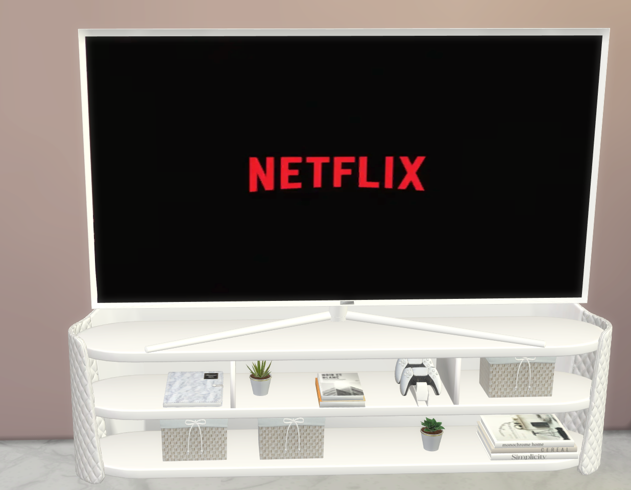 Netflix Popcorn set mod for The Sims 4 