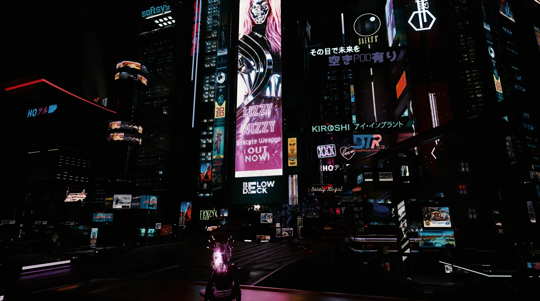 Lizzy Wizzy Skyscraper Billboard mod for Cyberpunk 2077