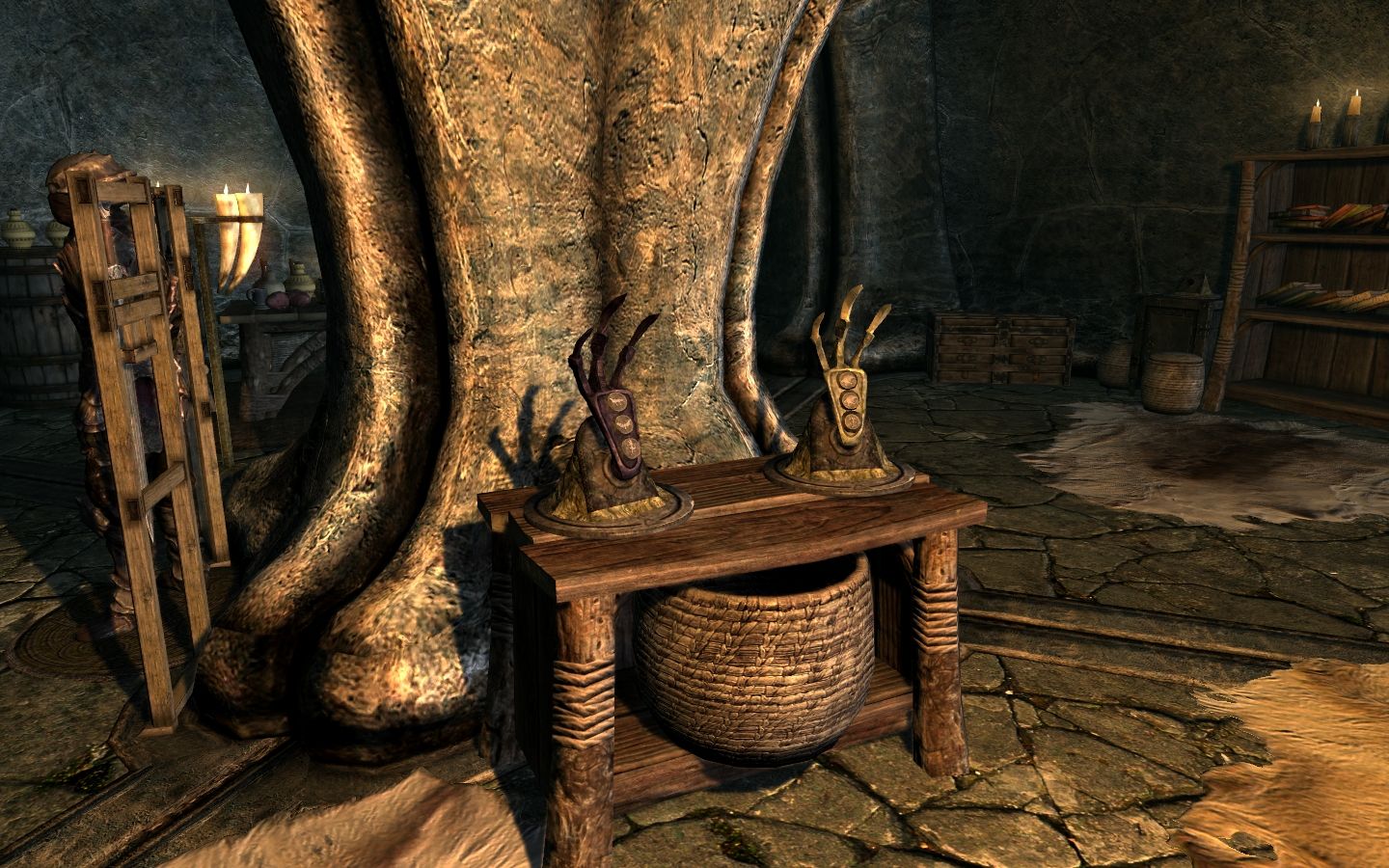 Dragon Claw Stands mod for The Elder Scrolls V: Skyrim Special Edition