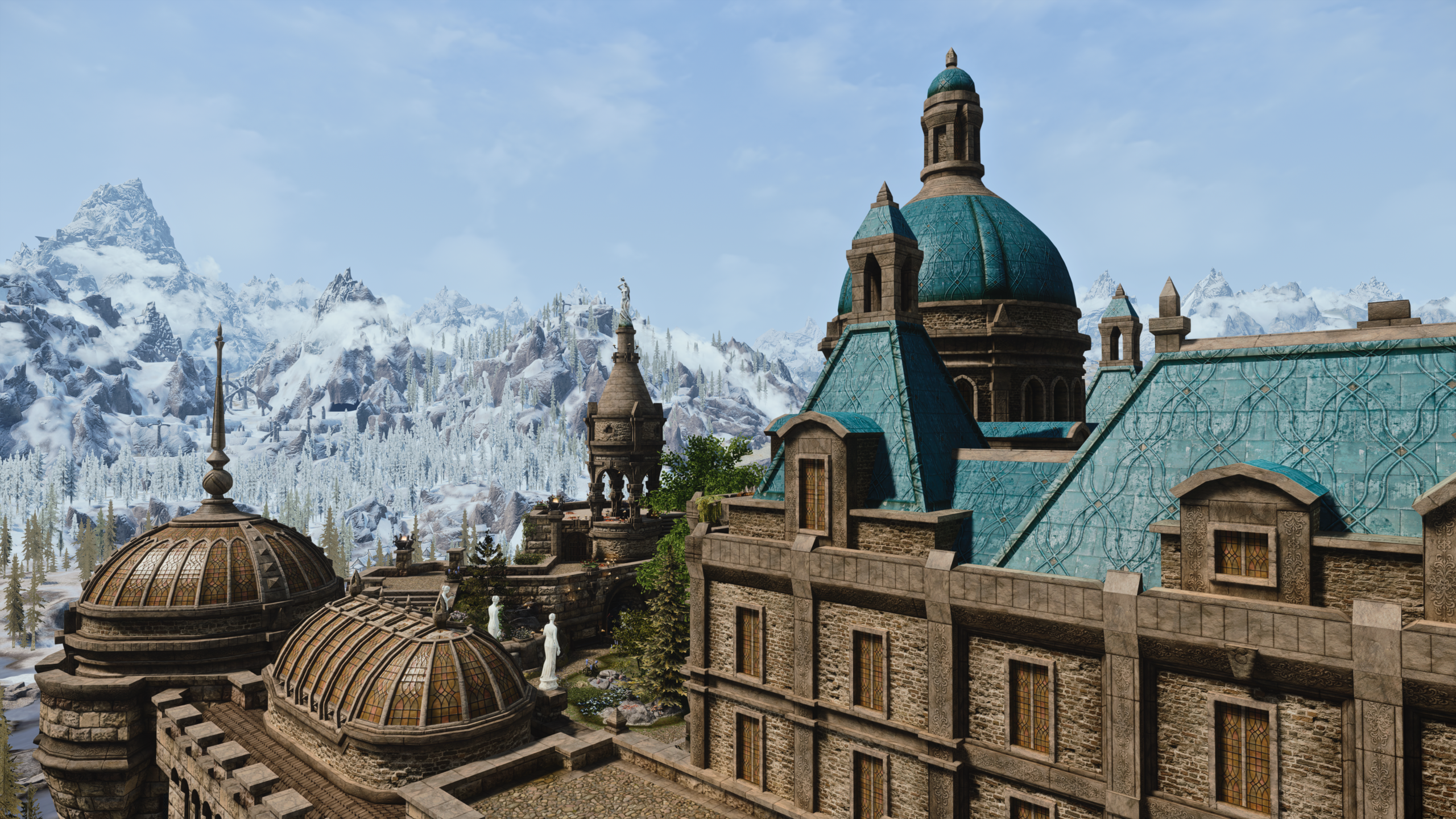 Riton's Medieval Solitude mod for The Elder Scrolls V: Skyrim Special Edition