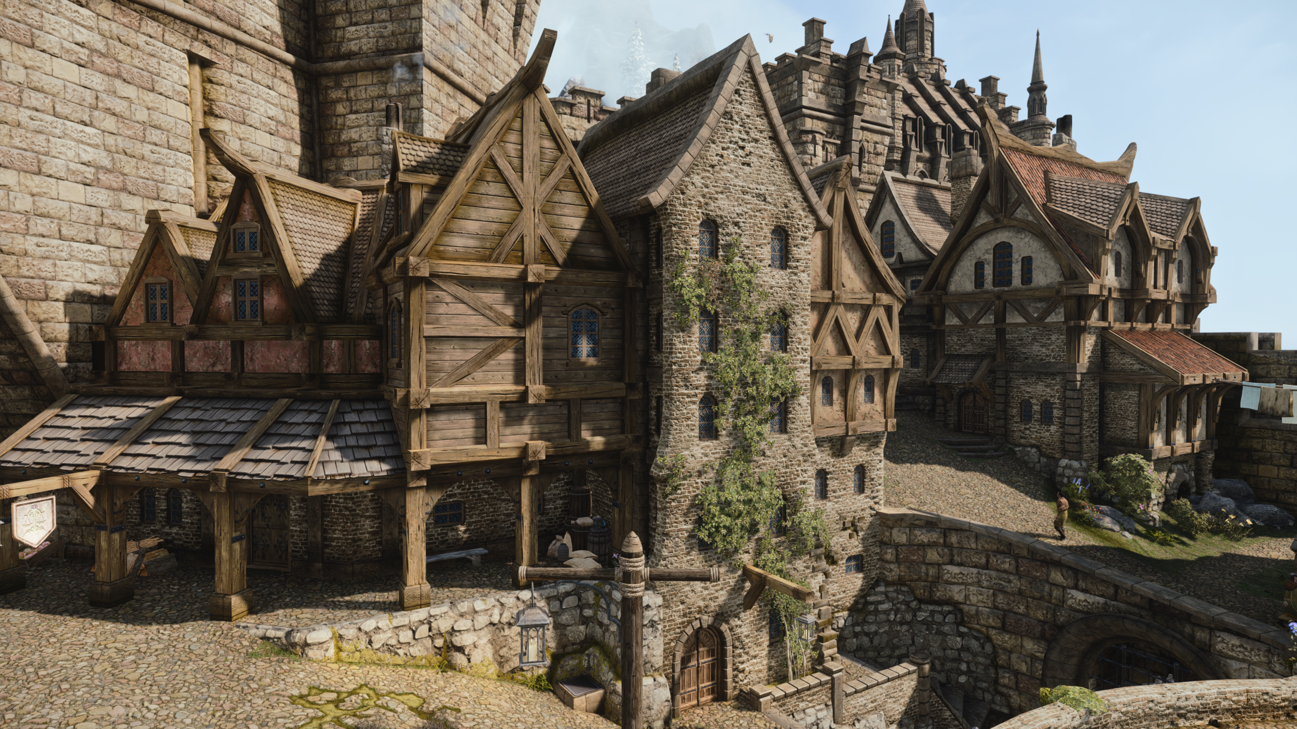 Riton's Medieval Solitude mod for The Elder Scrolls V: Skyrim Special Edition