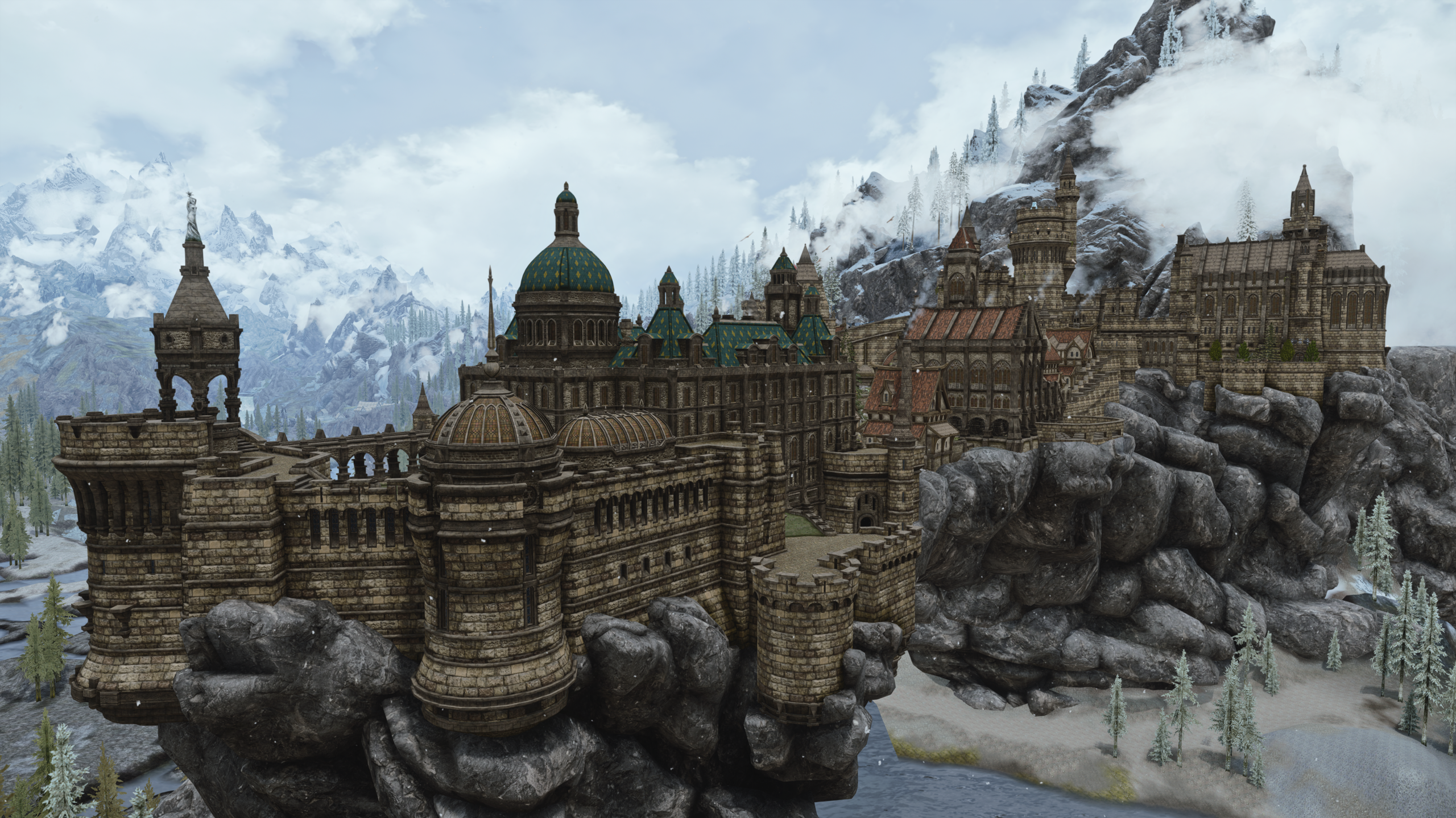 Riton's Medieval Solitude mod for The Elder Scrolls V: Skyrim Special Edition