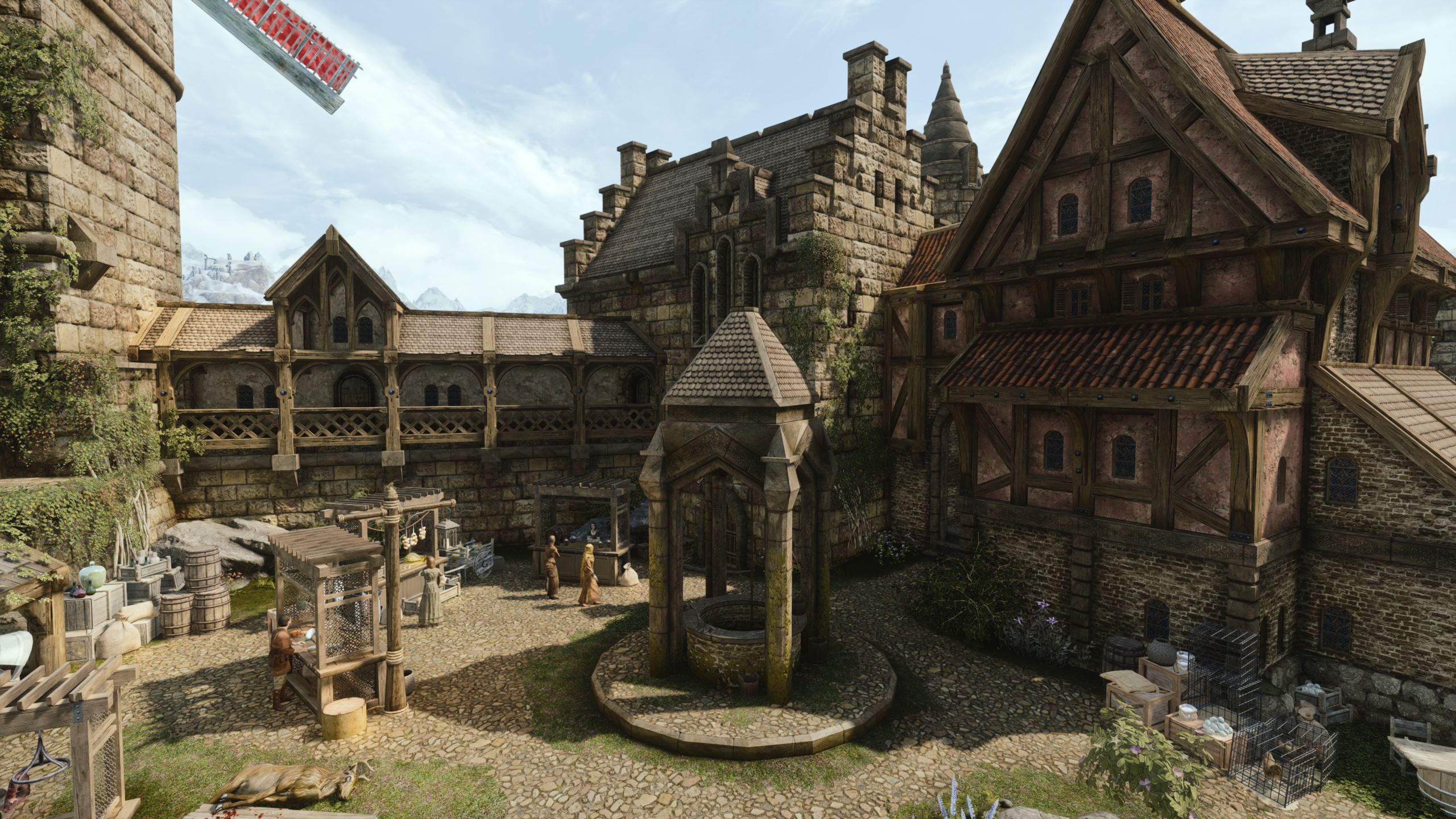 Riton's Medieval Solitude mod for The Elder Scrolls V: Skyrim Special Edition