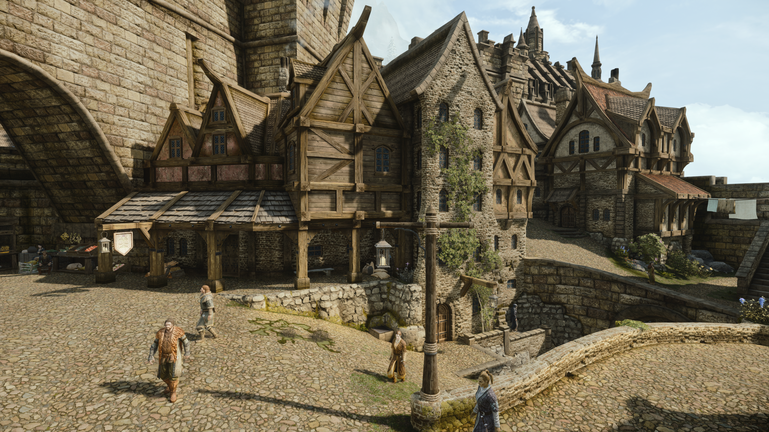 Riton's Medieval Solitude mod for The Elder Scrolls V: Skyrim Special Edition