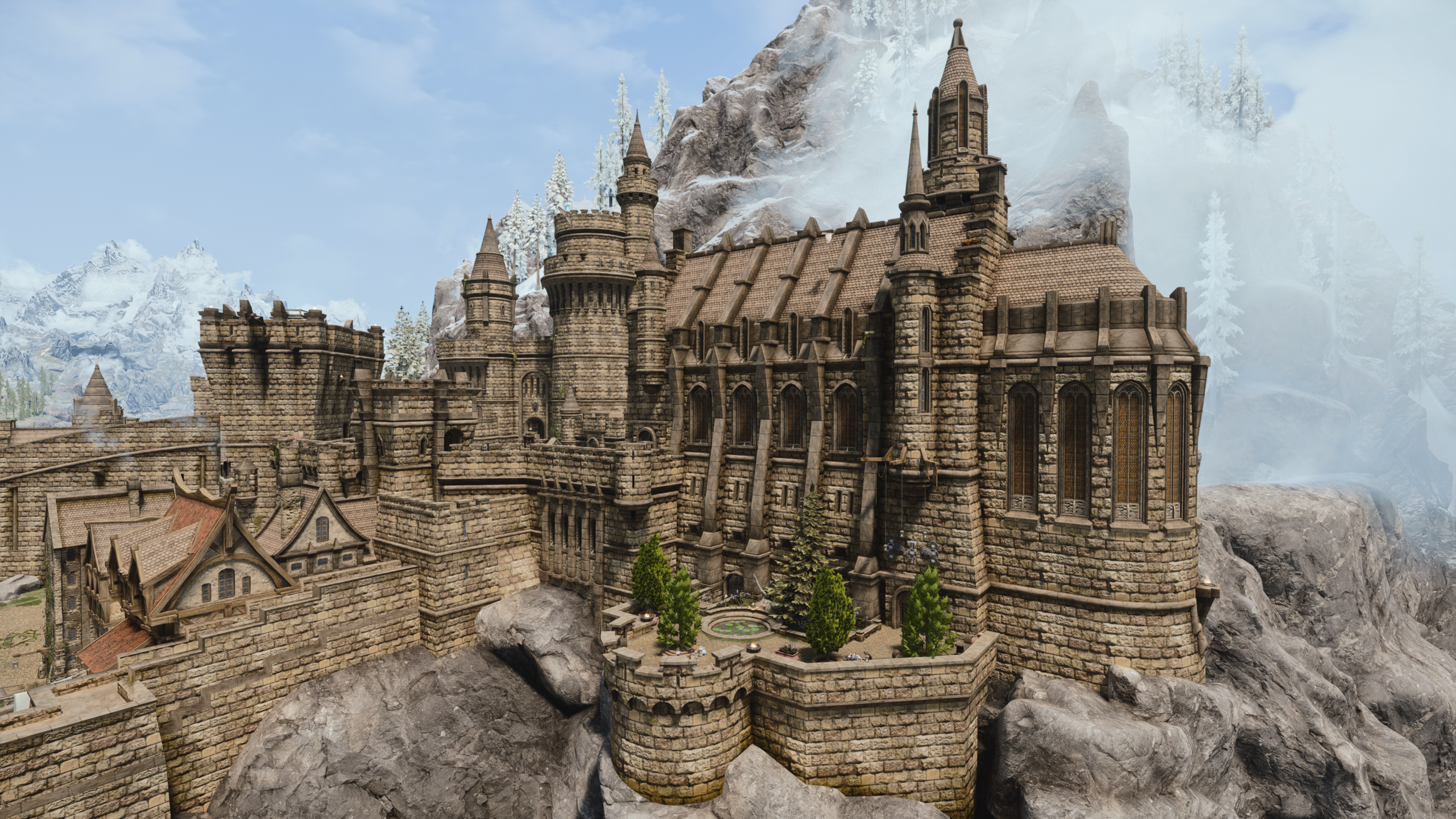 Riton's Medieval Solitude mod for The Elder Scrolls V: Skyrim Special Edition