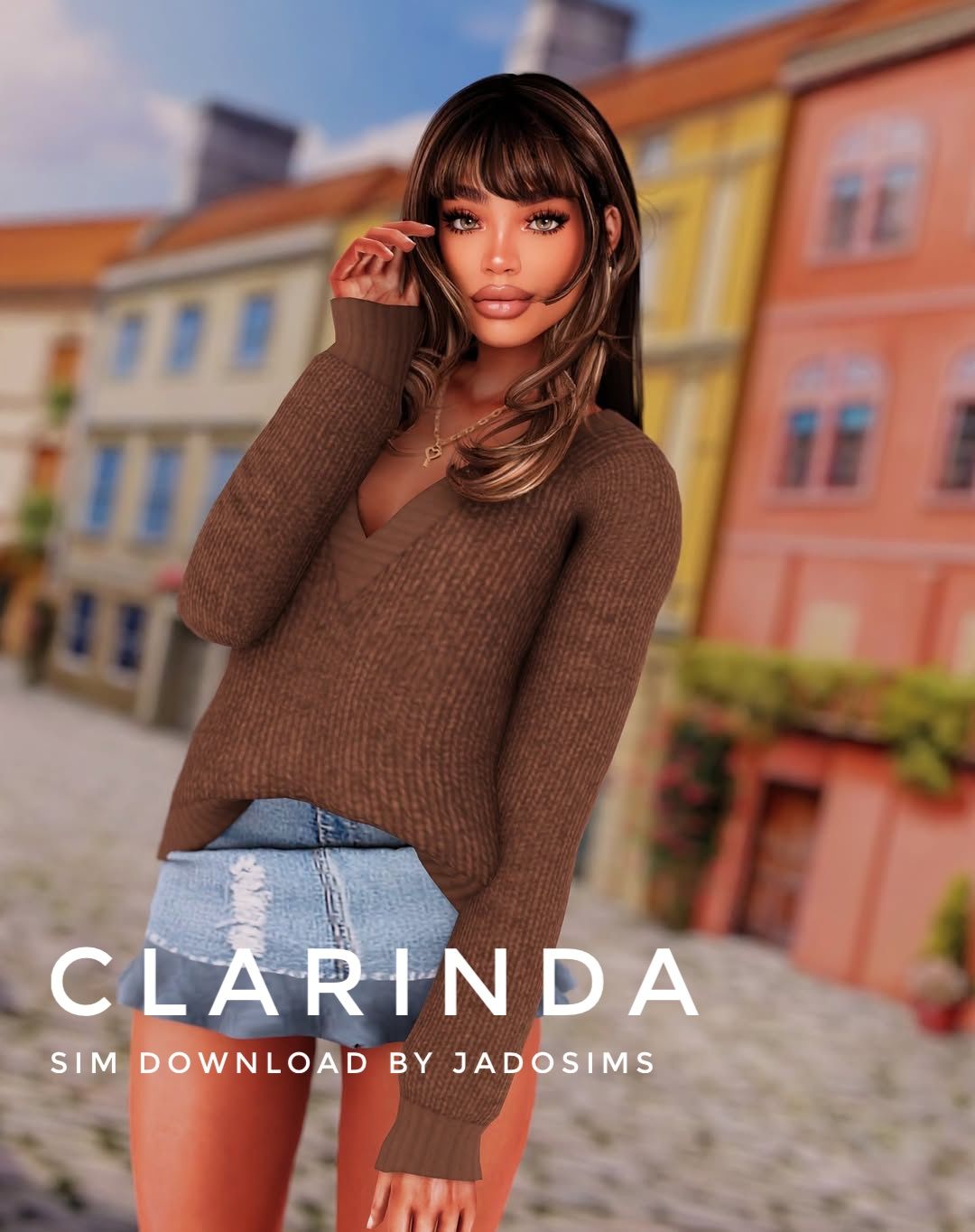 Clarinda (Sim Download) mod for The Sims 4 