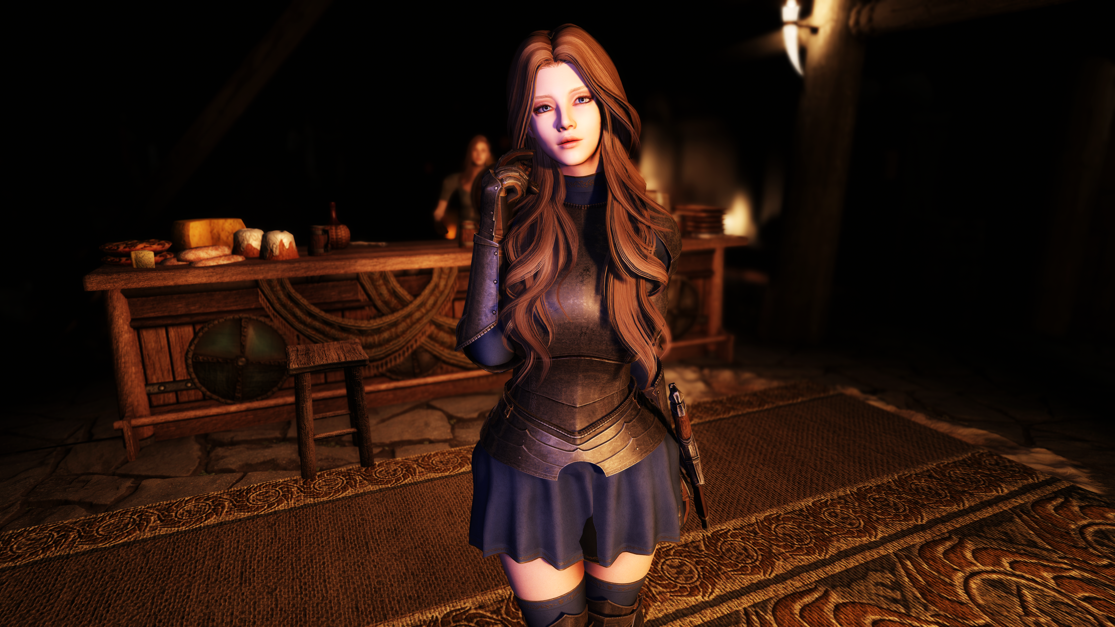 Violet Cici Follower - Four Shields Tavern Spawn Patch mod for The Elder Scrolls V: Skyrim Special Edition