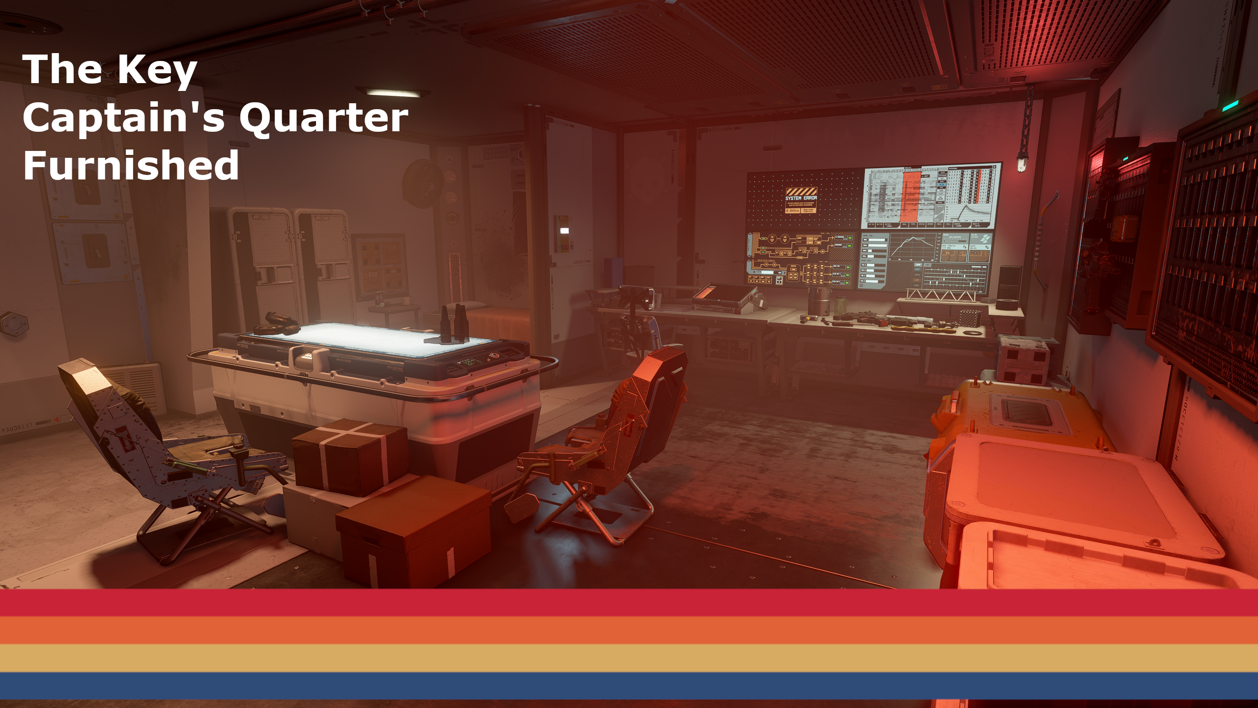 The Key - Captain's Quarters Furnished mod for Starfield