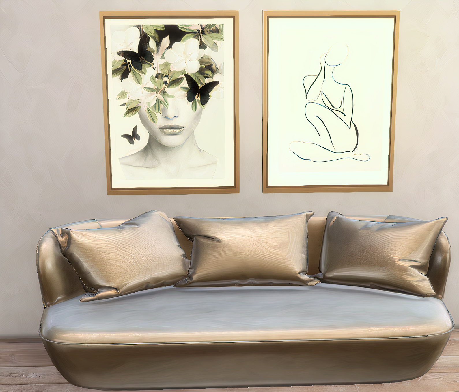 Minimal prints #2 mod for The Sims 4 