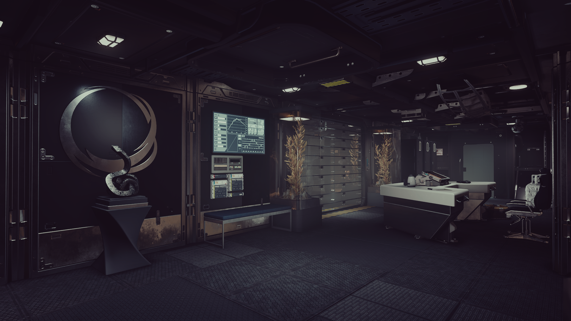 Va'ruun Technical Institute Ship Habs mod for Starfield