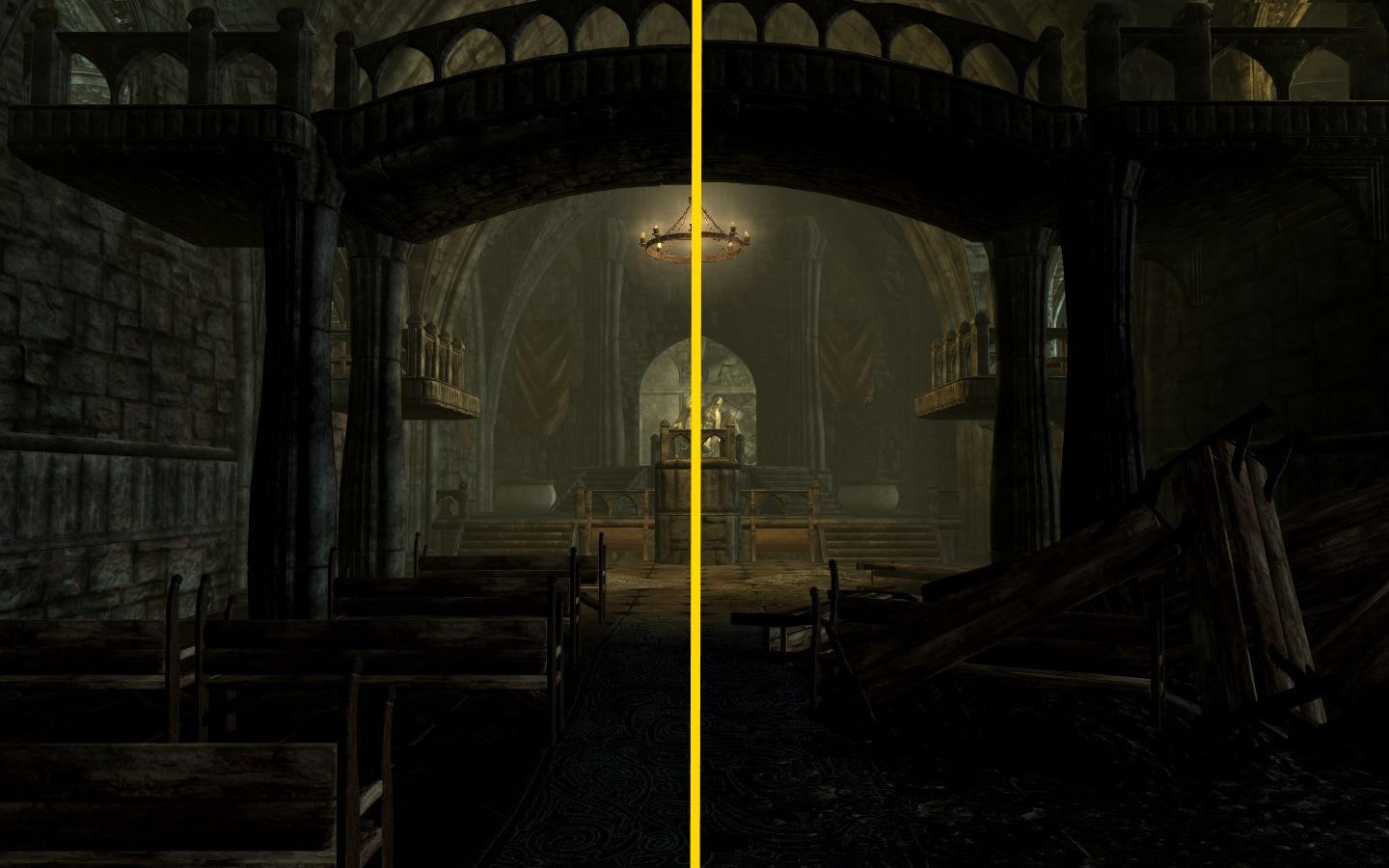 Castle Volkihar Rebuilt mod for The Elder Scrolls V: Skyrim Special Edition