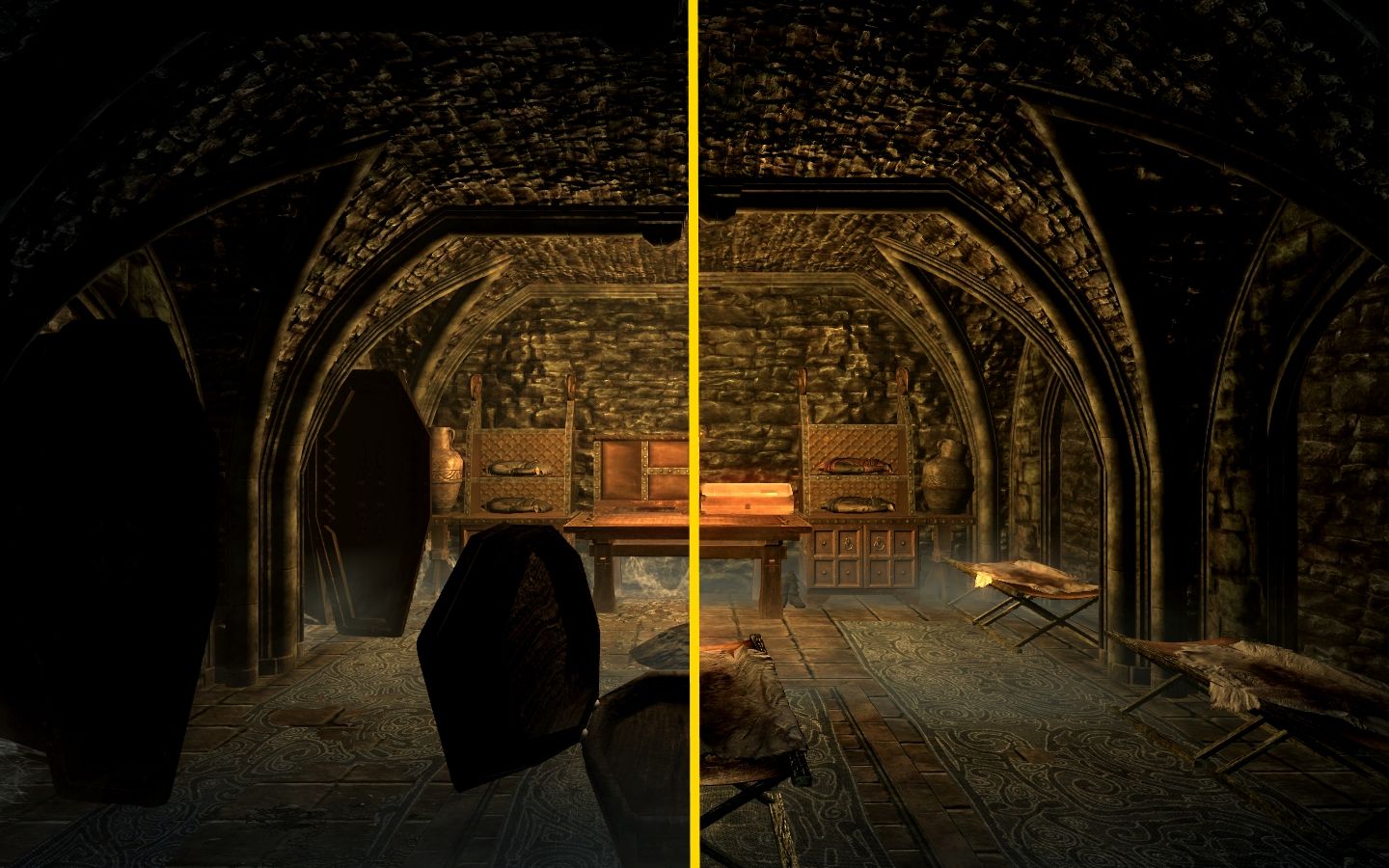 Castle Volkihar Rebuilt mod for The Elder Scrolls V: Skyrim Special Edition