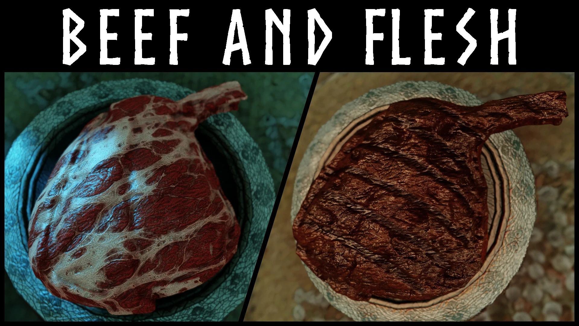Kanjs - Beef and Human Flesh Animated and Beating Motion mod for The Elder Scrolls V: Skyrim Special Edition
