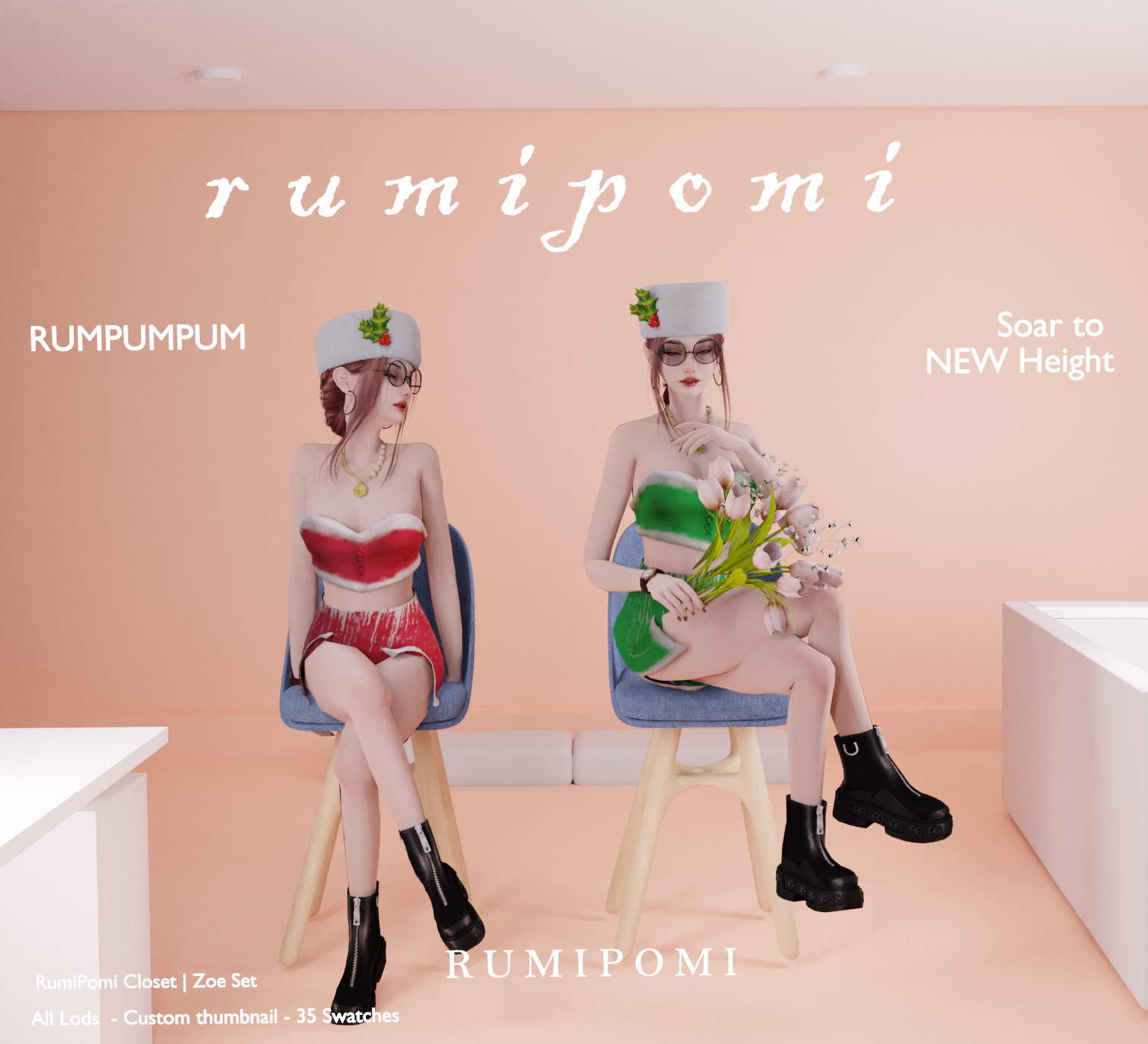 Rumpumpum_Zoe Sets mod for The Sims 4 