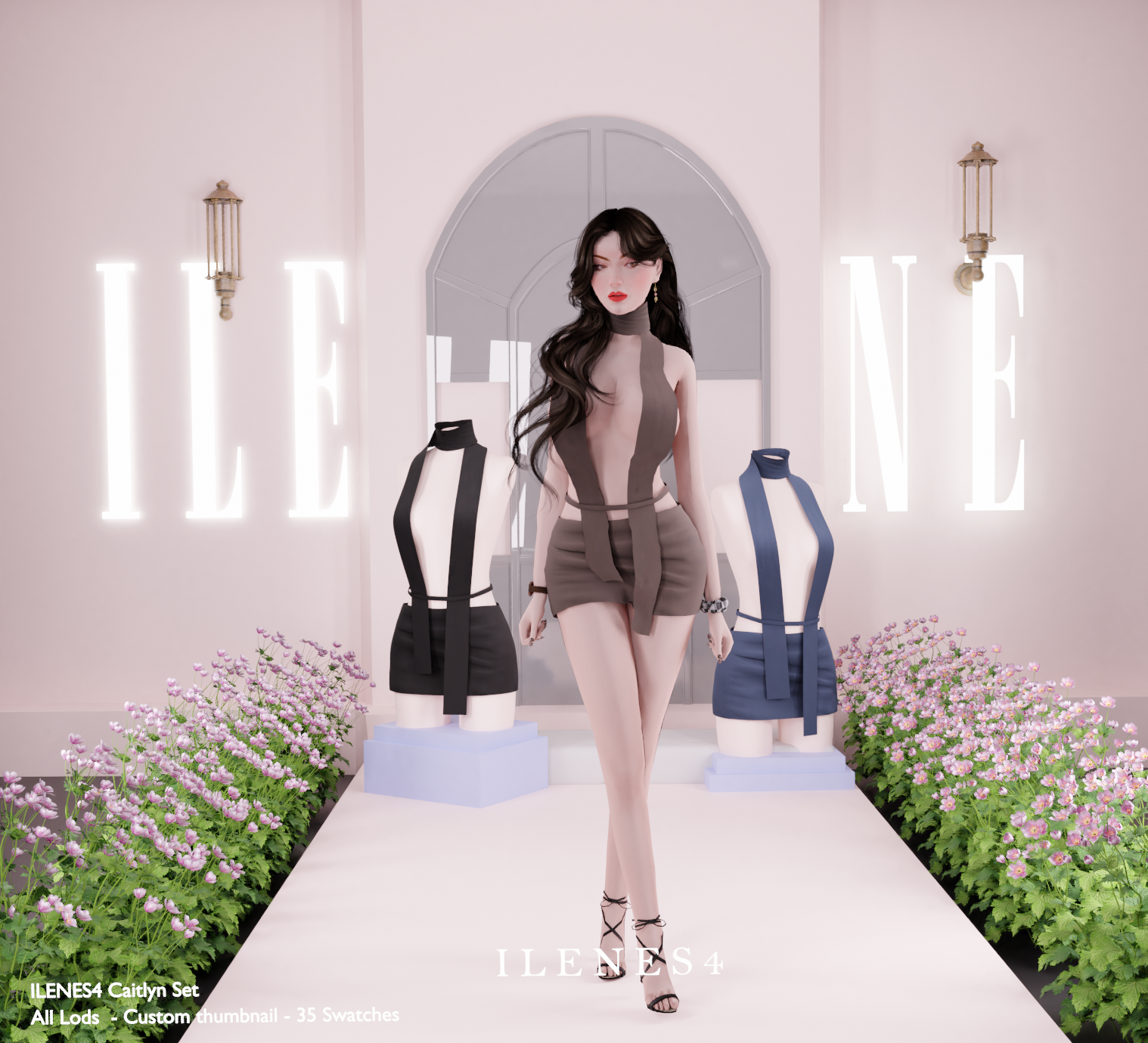 ILN. Caitlyn Outfit mod for The Sims 4 