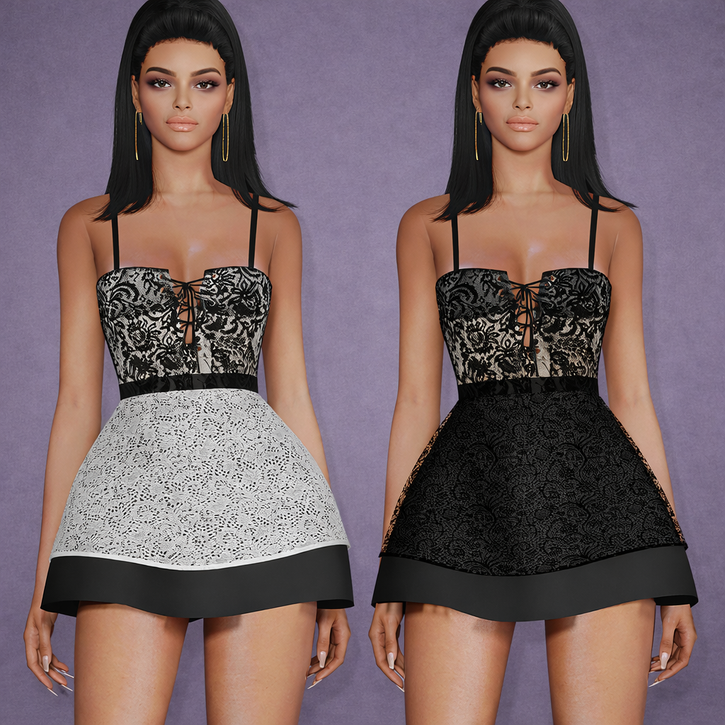 Mini Corset Dress mod for The Sims 4 