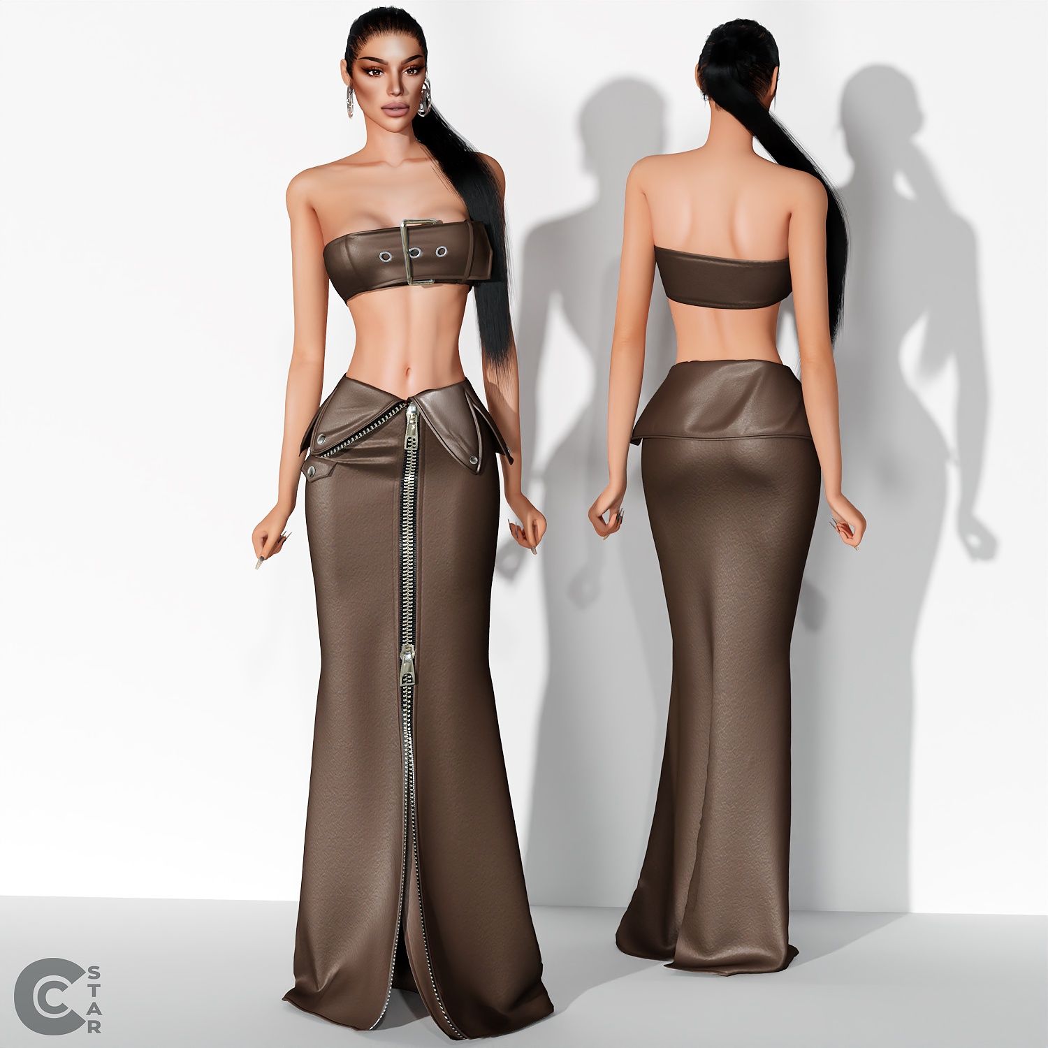 Leather Outfit mod for The Sims 4 