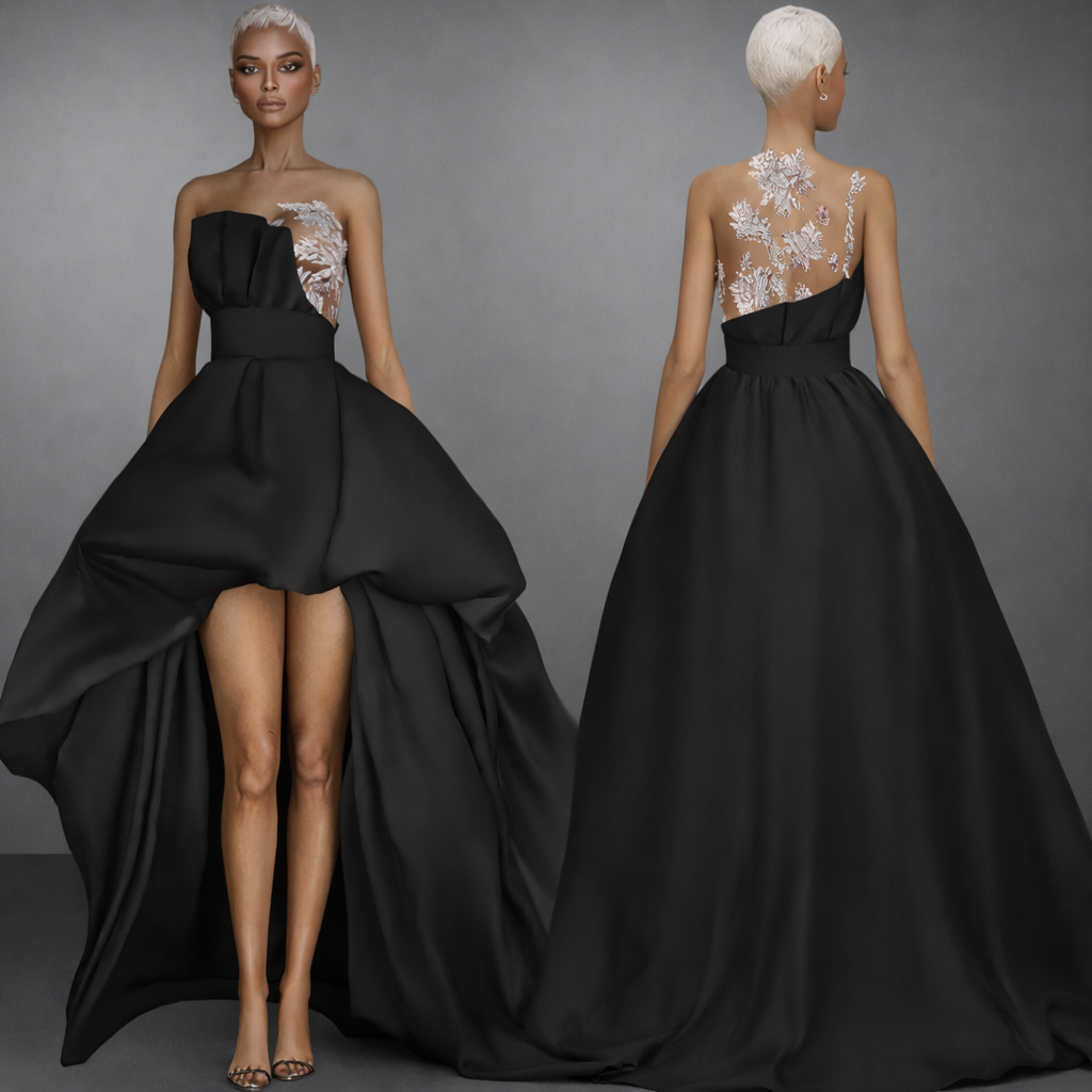 High Low Bubble Gown mod for The Sims 4 