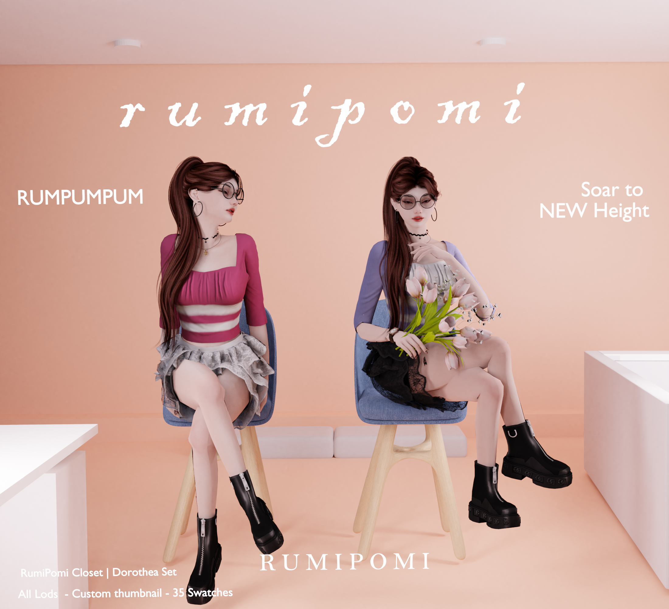 Rumpumpum_Dorothea Sets mod for The Sims 4 