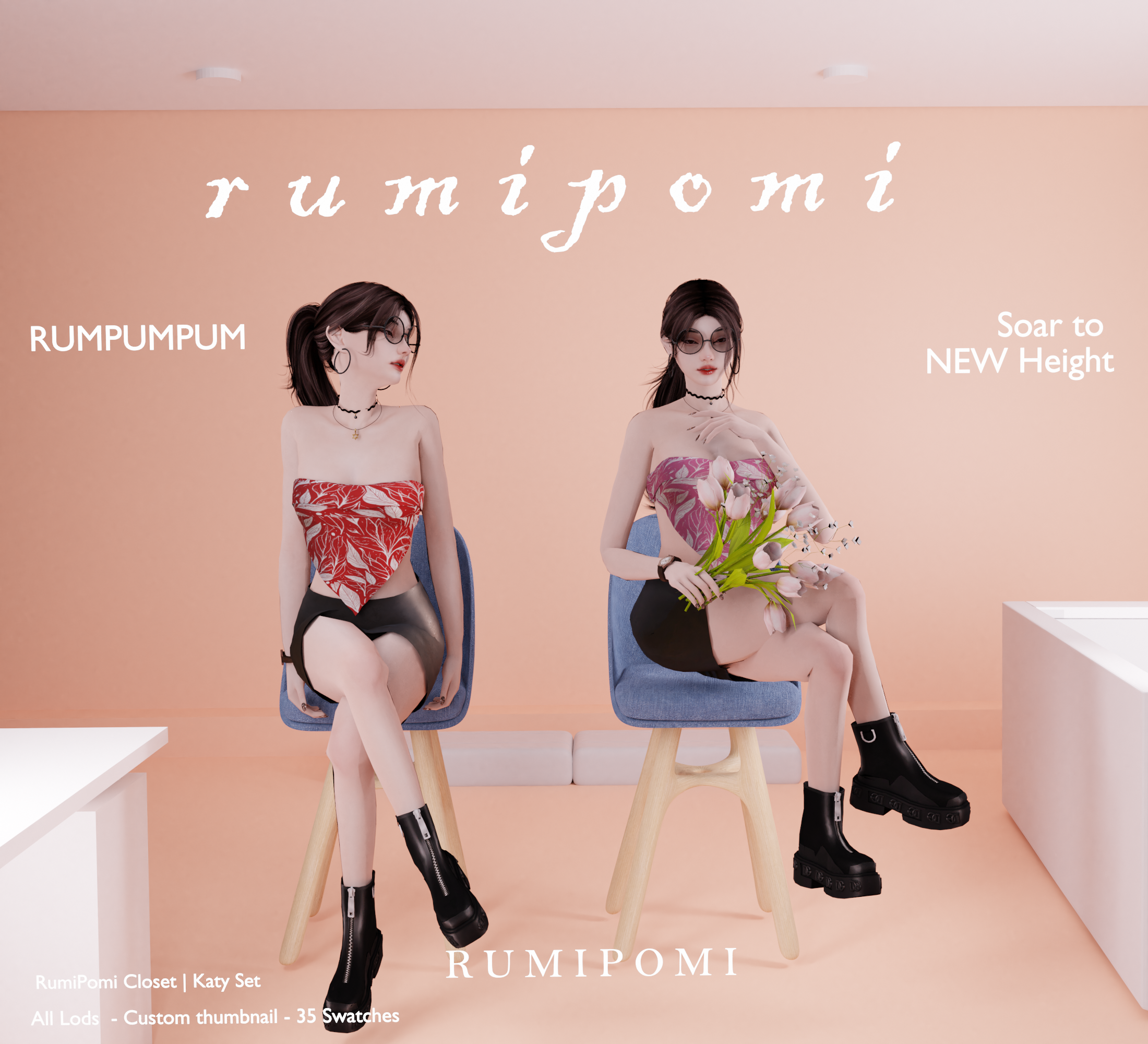 Rumpumpum_Katy Sets mod for The Sims 4 