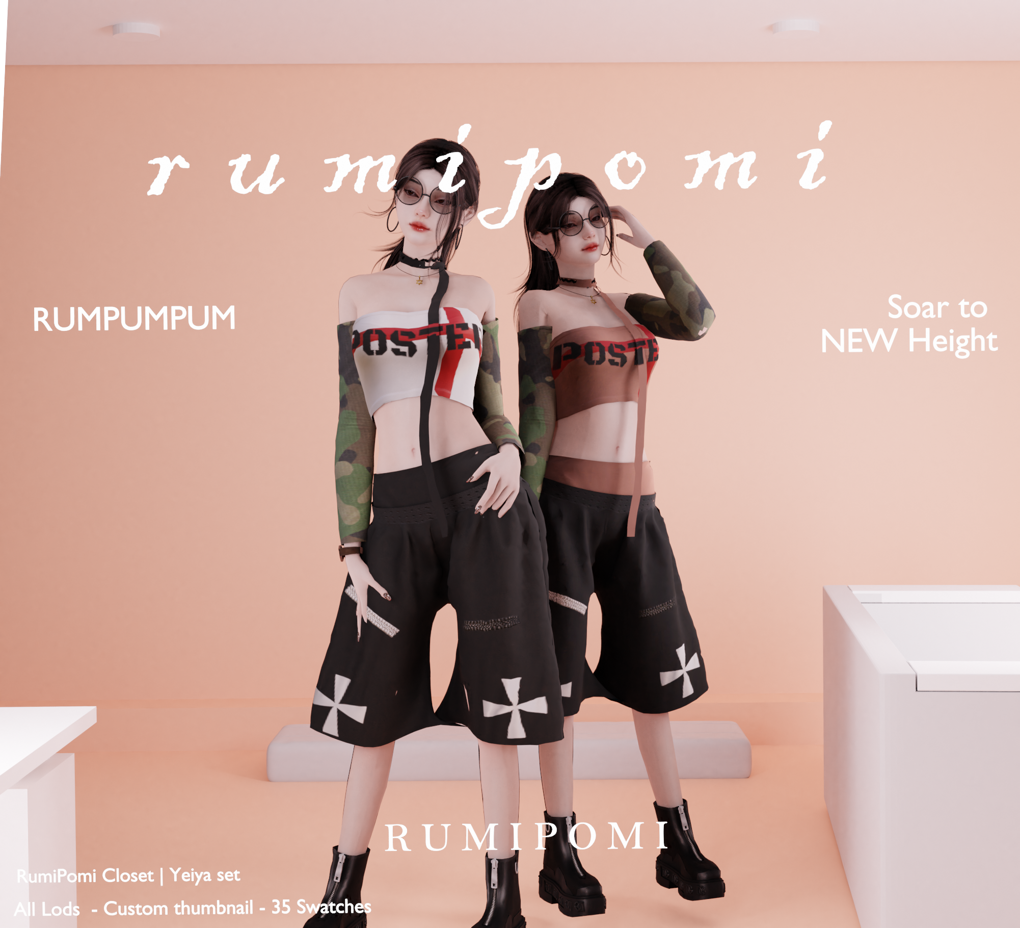 Rumpumpum_Yeiya Sets mod for The Sims 4 