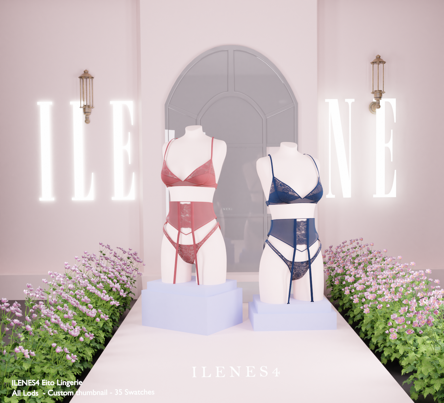 ILN. Eito Lingerie mod for The Sims 4 