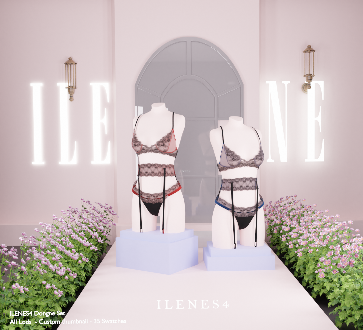 ILN. Dongne Lingerie mod for The Sims 4 