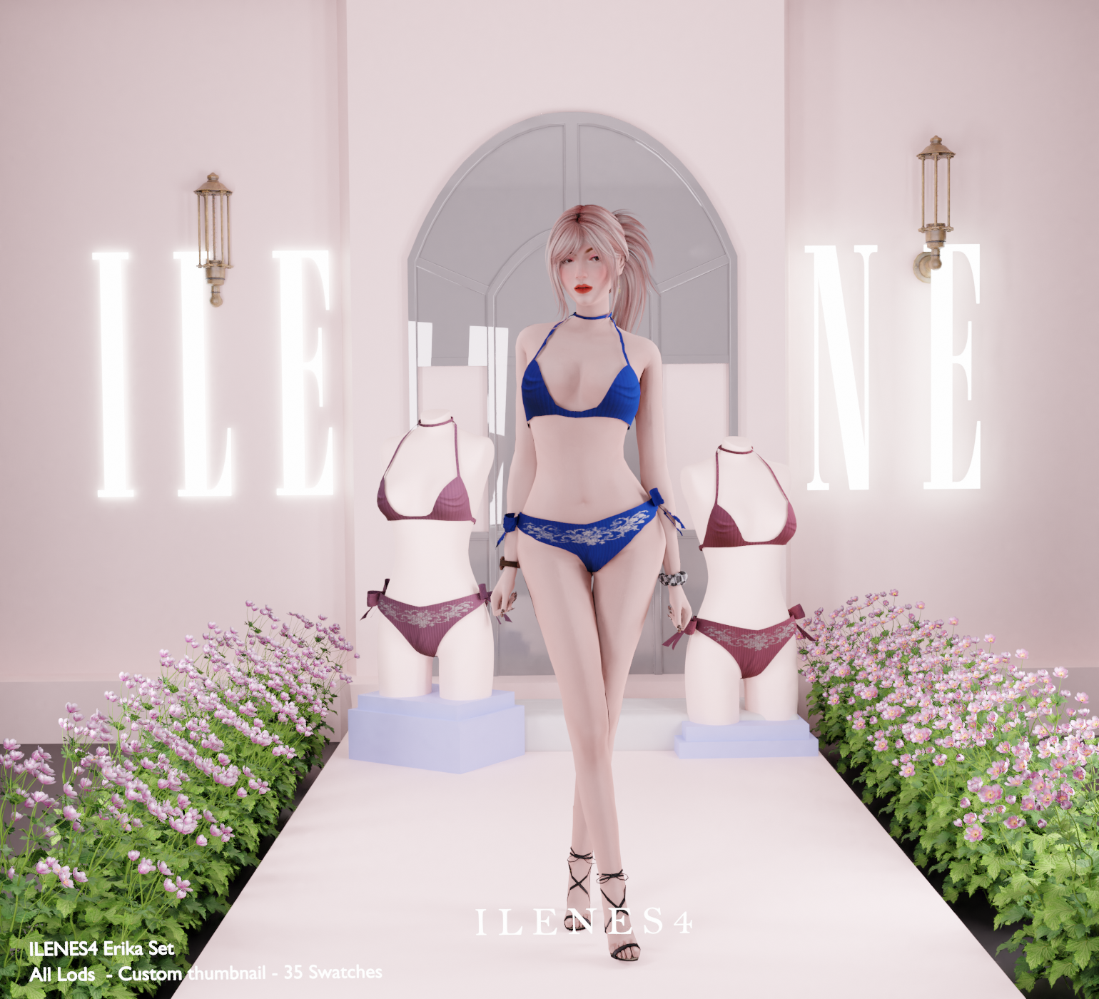 ILN. Erika Lingerie mod for The Sims 4 