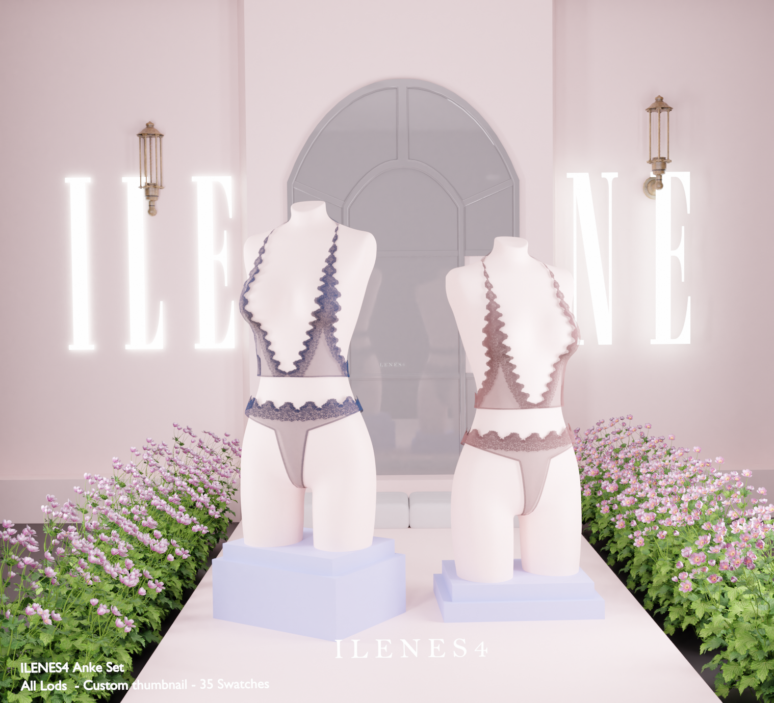 ILN. Anke Lingerie mod for The Sims 4 
