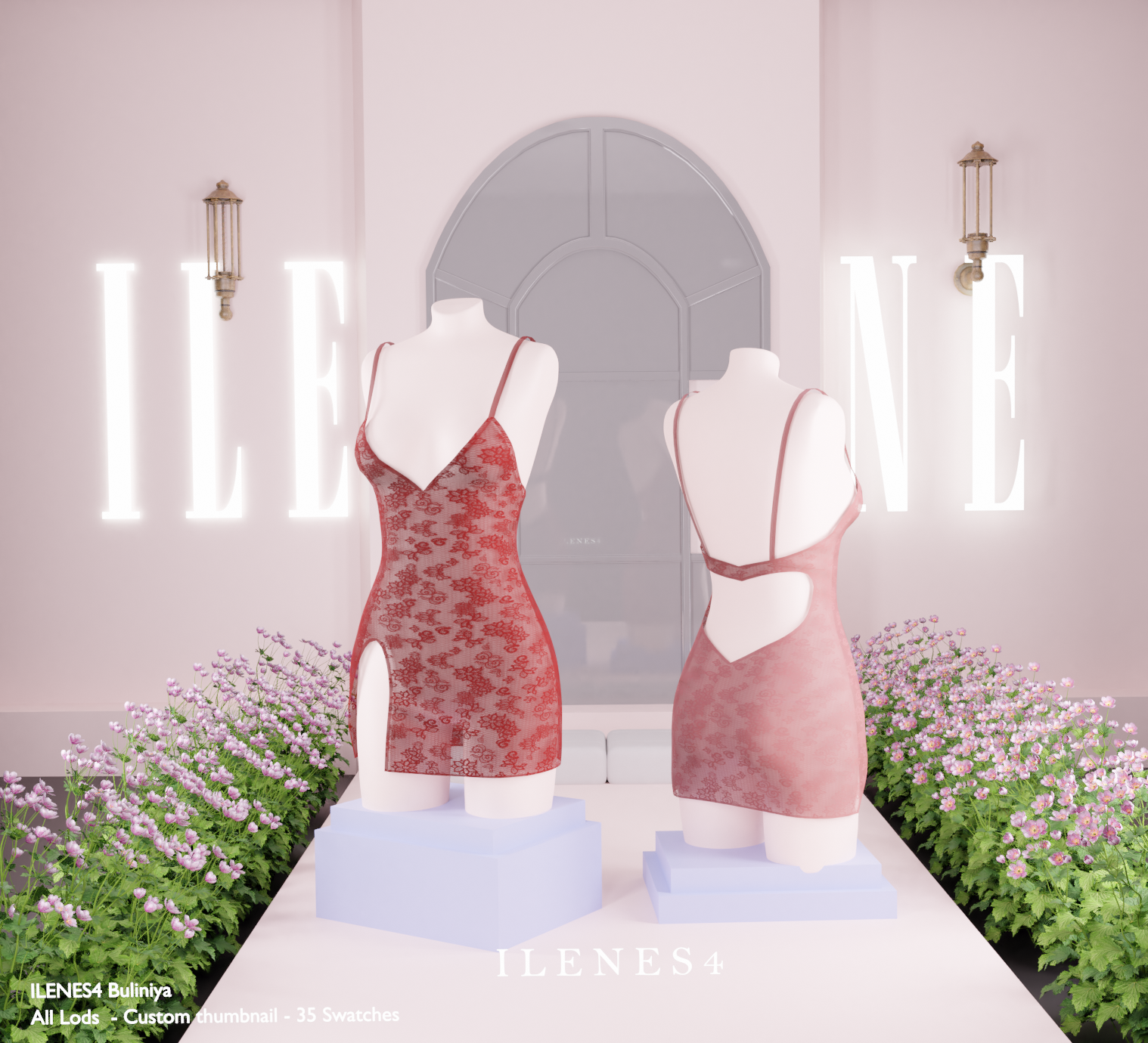 ILN. Buliniya Lingerie mod for The Sims 4 