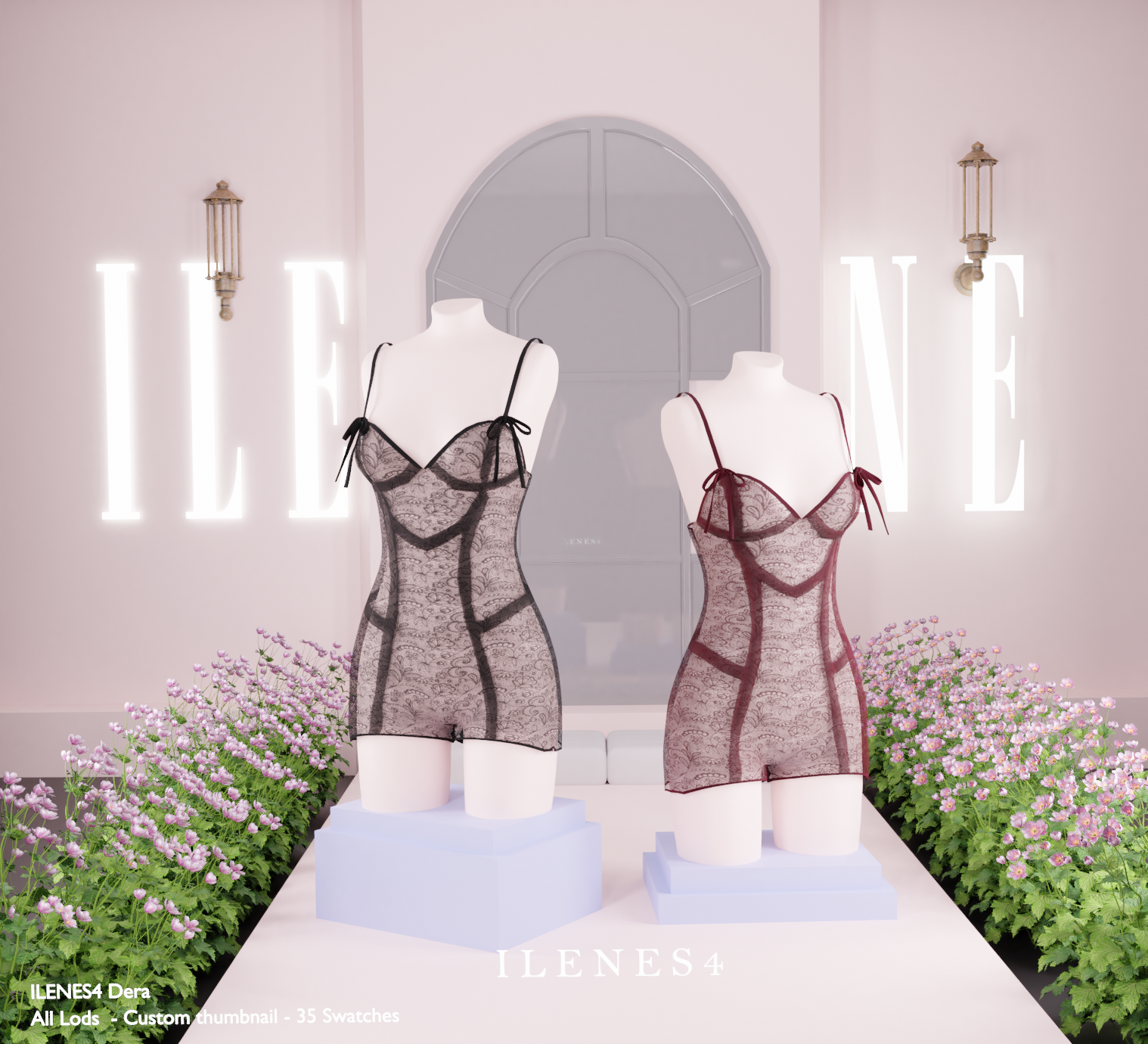 ILN. Dera Lingerie mod for The Sims 4 