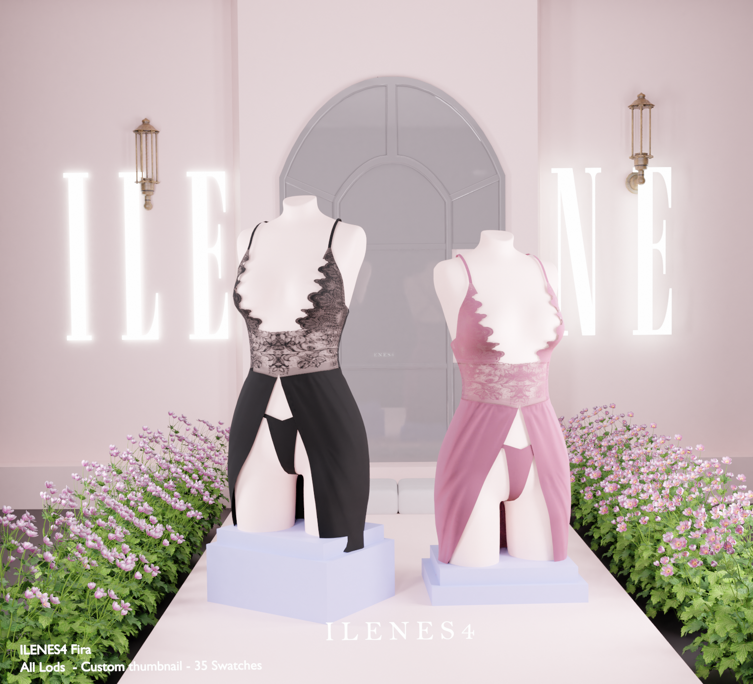 ILN. Fira Lingerie mod for The Sims 4 