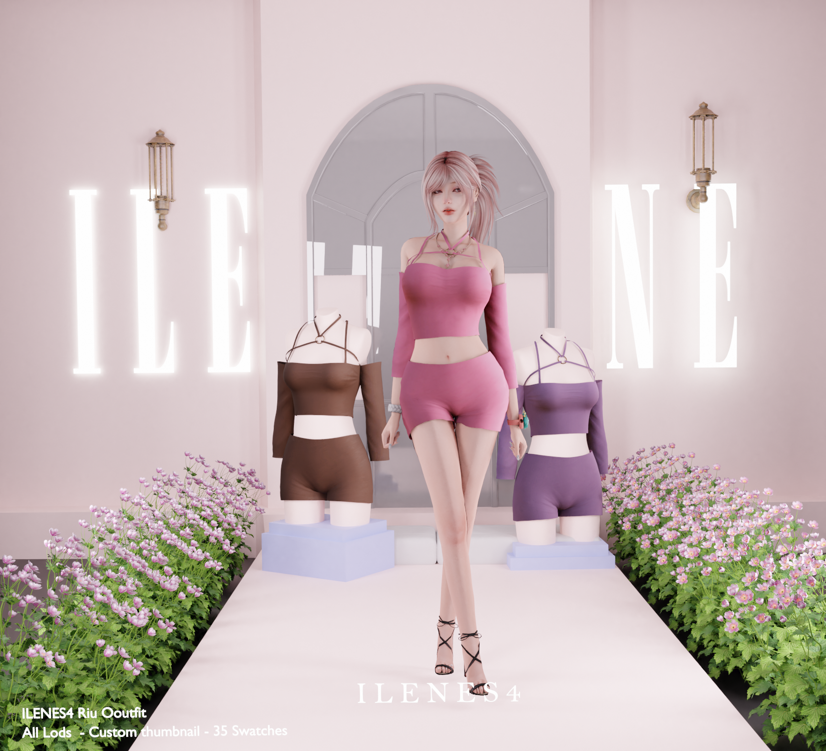 ILN. Riu Outfit mod for The Sims 4 