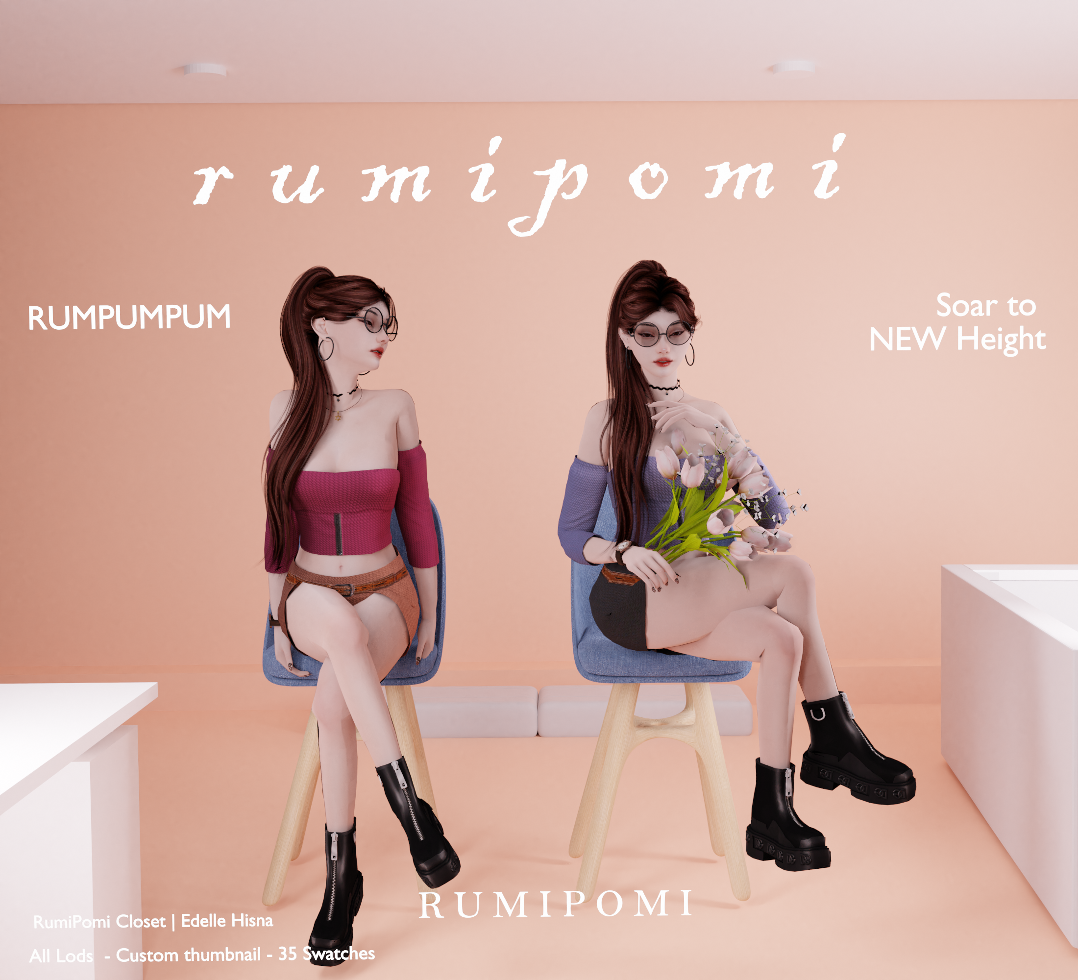 Rumpumpum_Edelle Hisna Sets mod for The Sims 4 