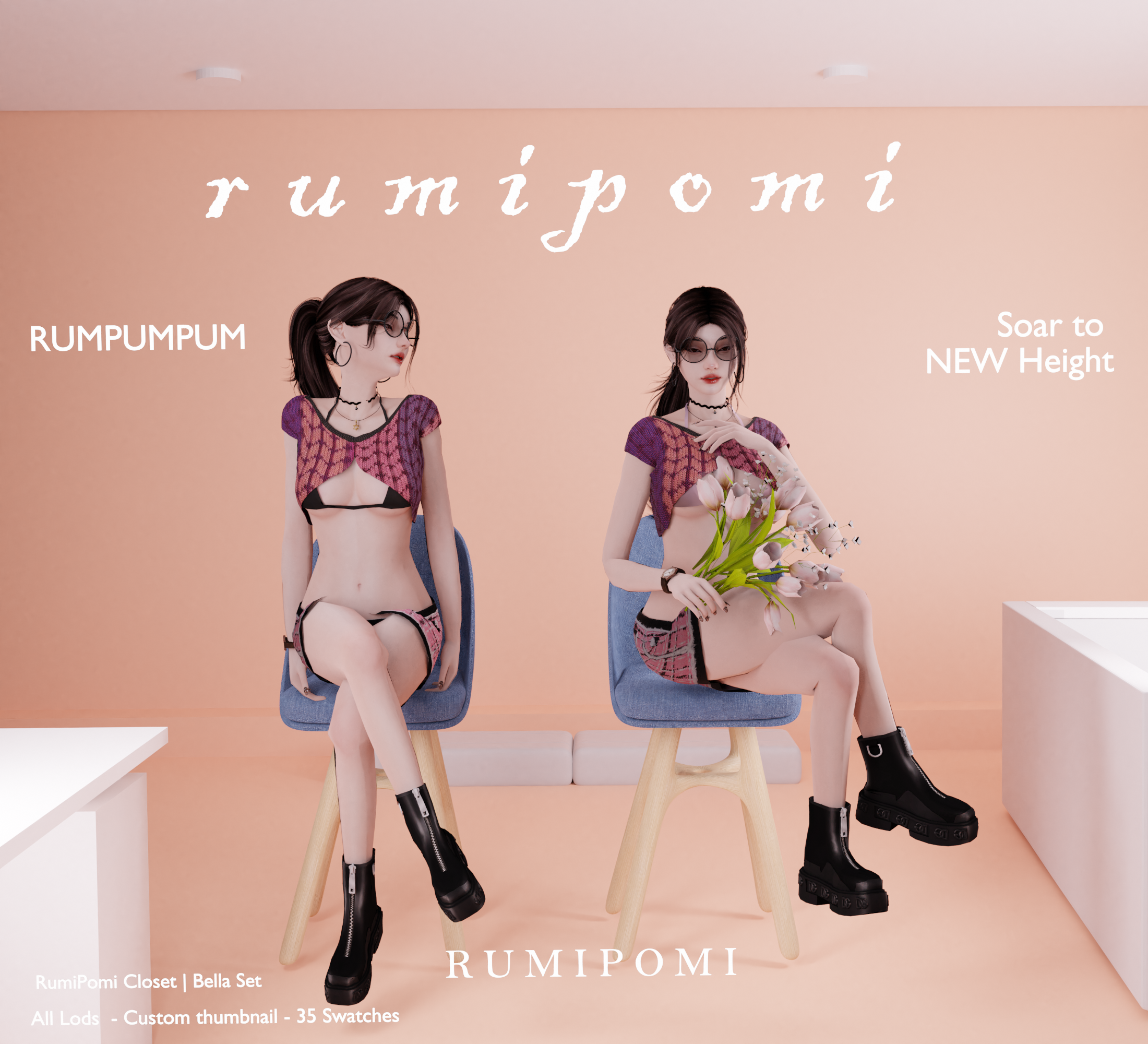 Rumpumpum_Bella Sets mod for The Sims 4 