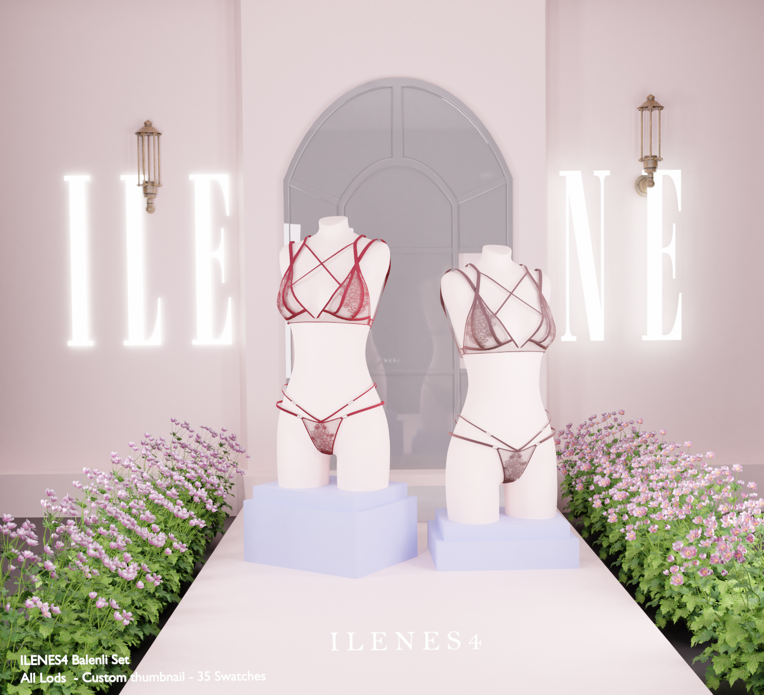 ILN. Balenli Lingerie mod for The Sims 4 