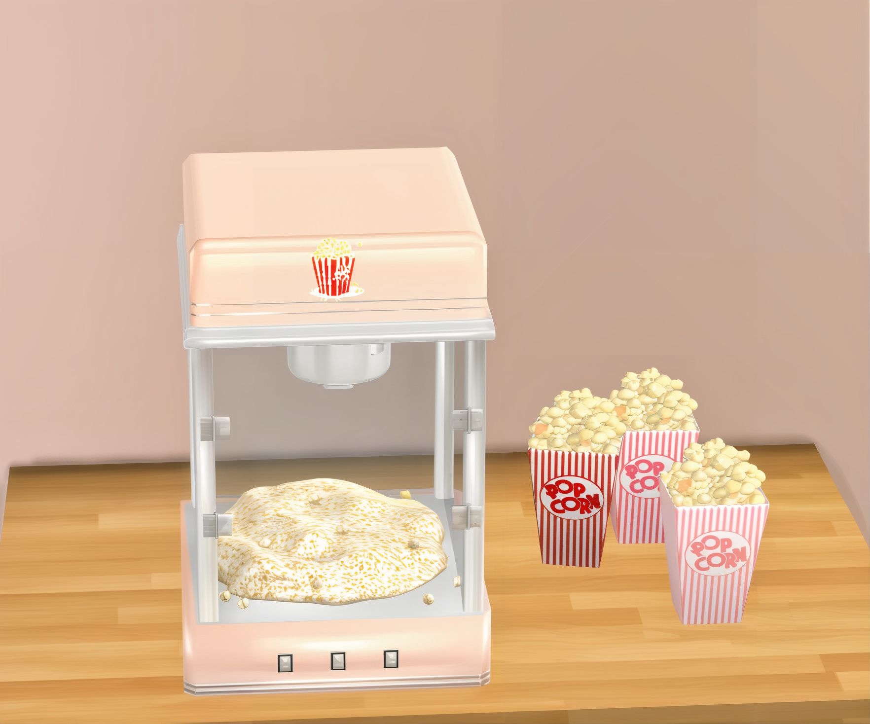 Netflix Popcorn set mod for The Sims 4 