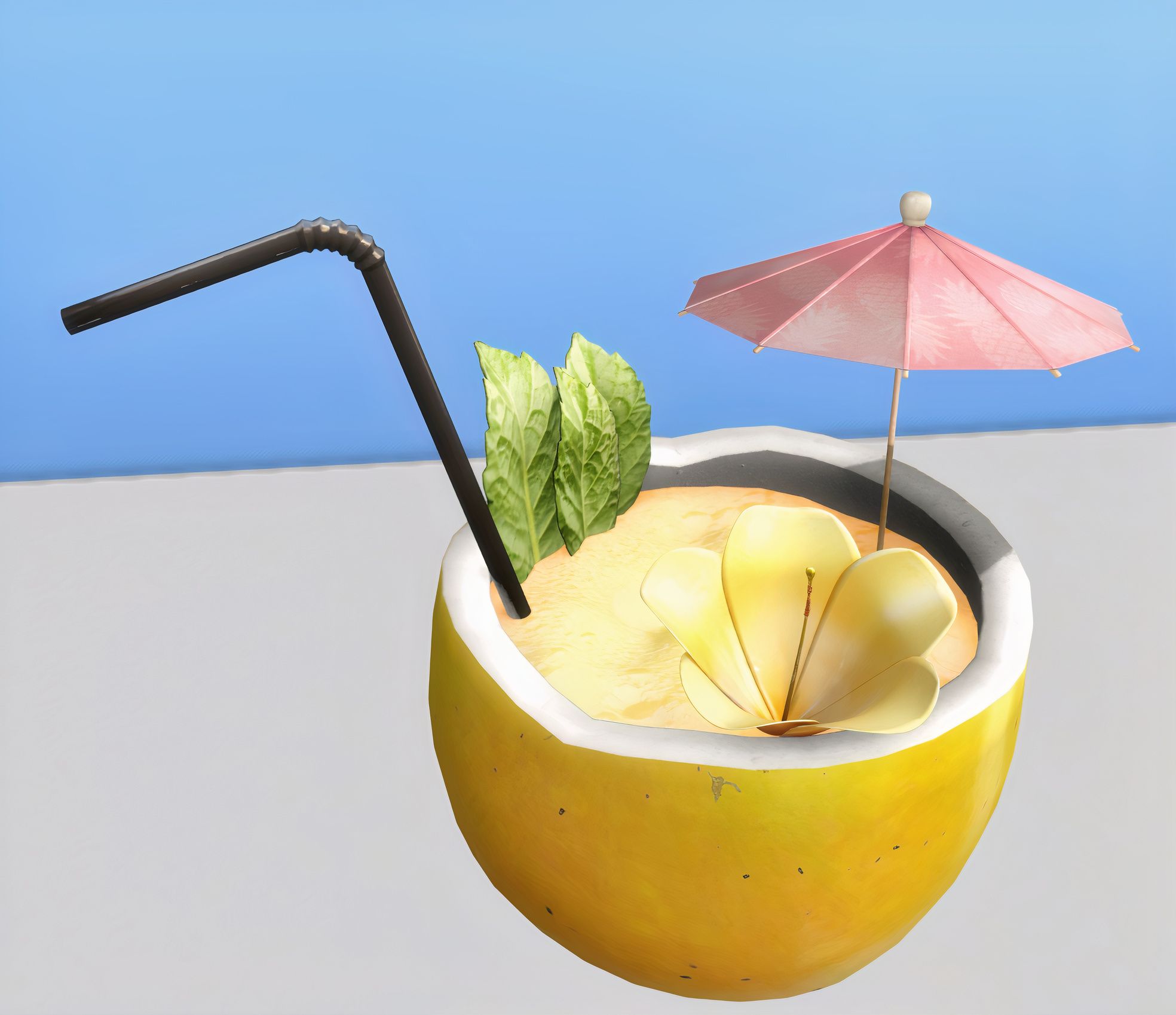 Summer tropical drinks set mod for The Sims 4 