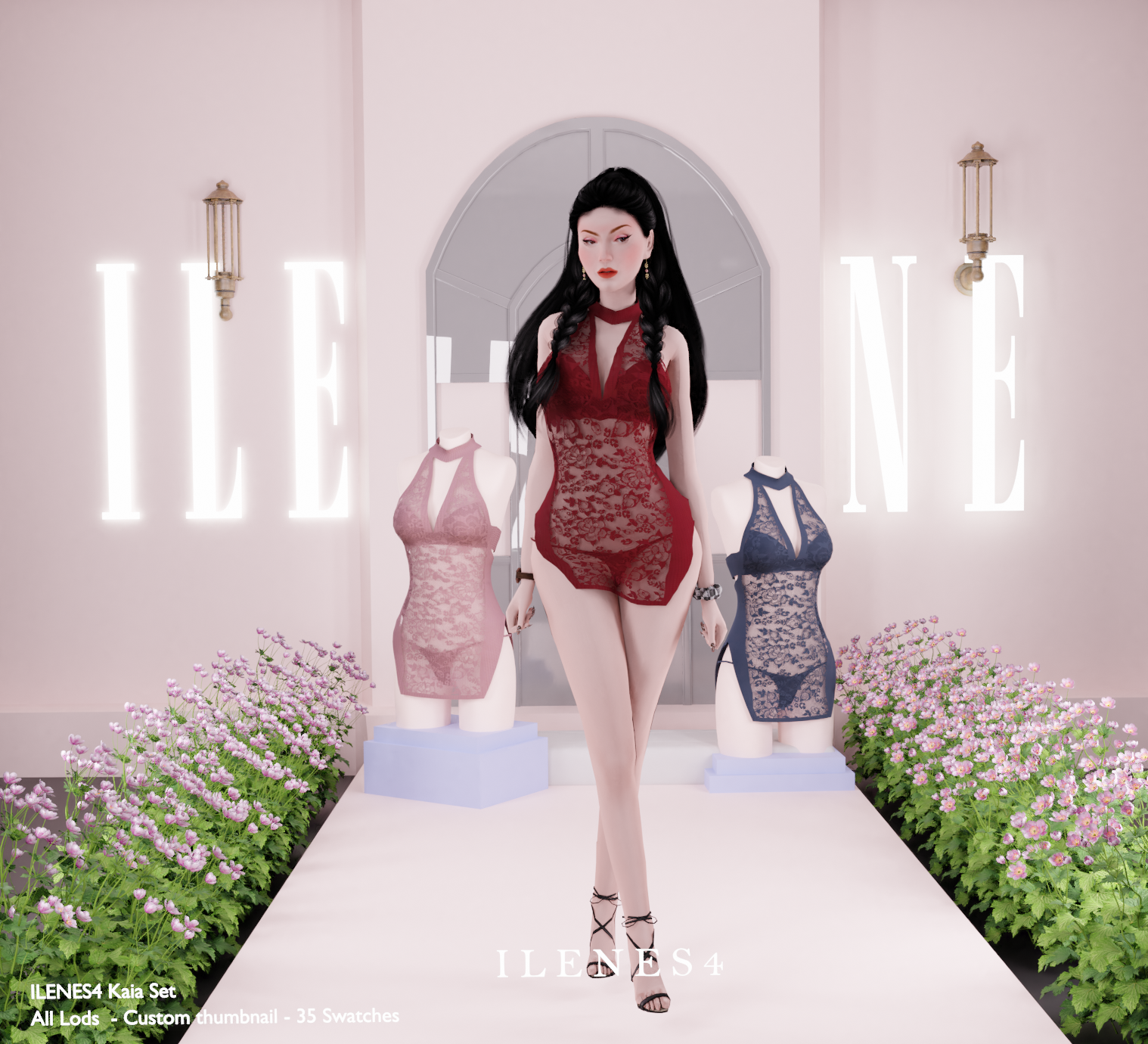 ILN. Kaia Lingerie mod for The Sims 4 
