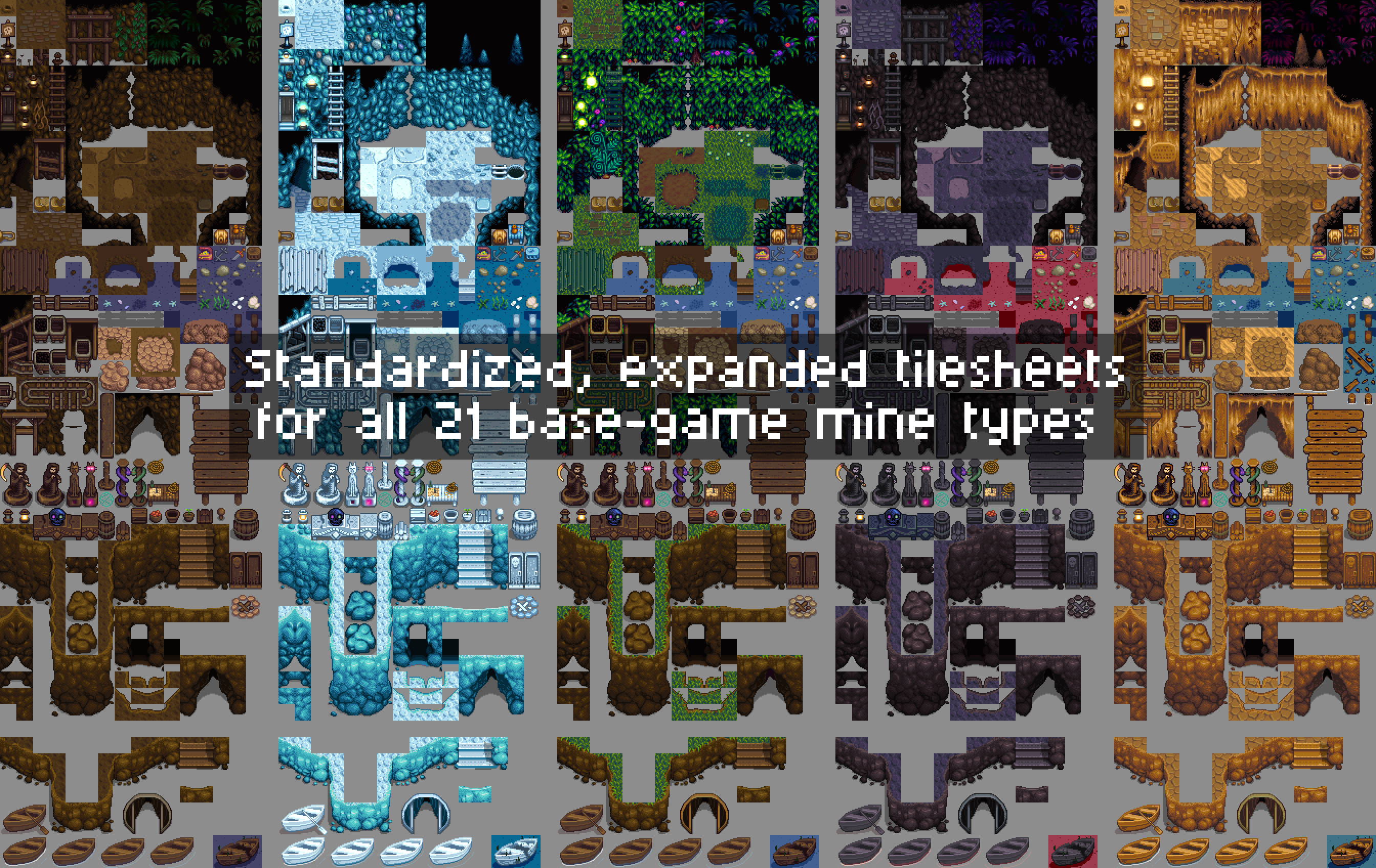 Kailey's Tilesheets mod for Stardew Valley