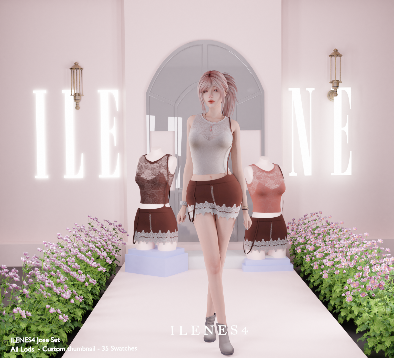 ILN. Hari Outfit mod for The Sims 4 