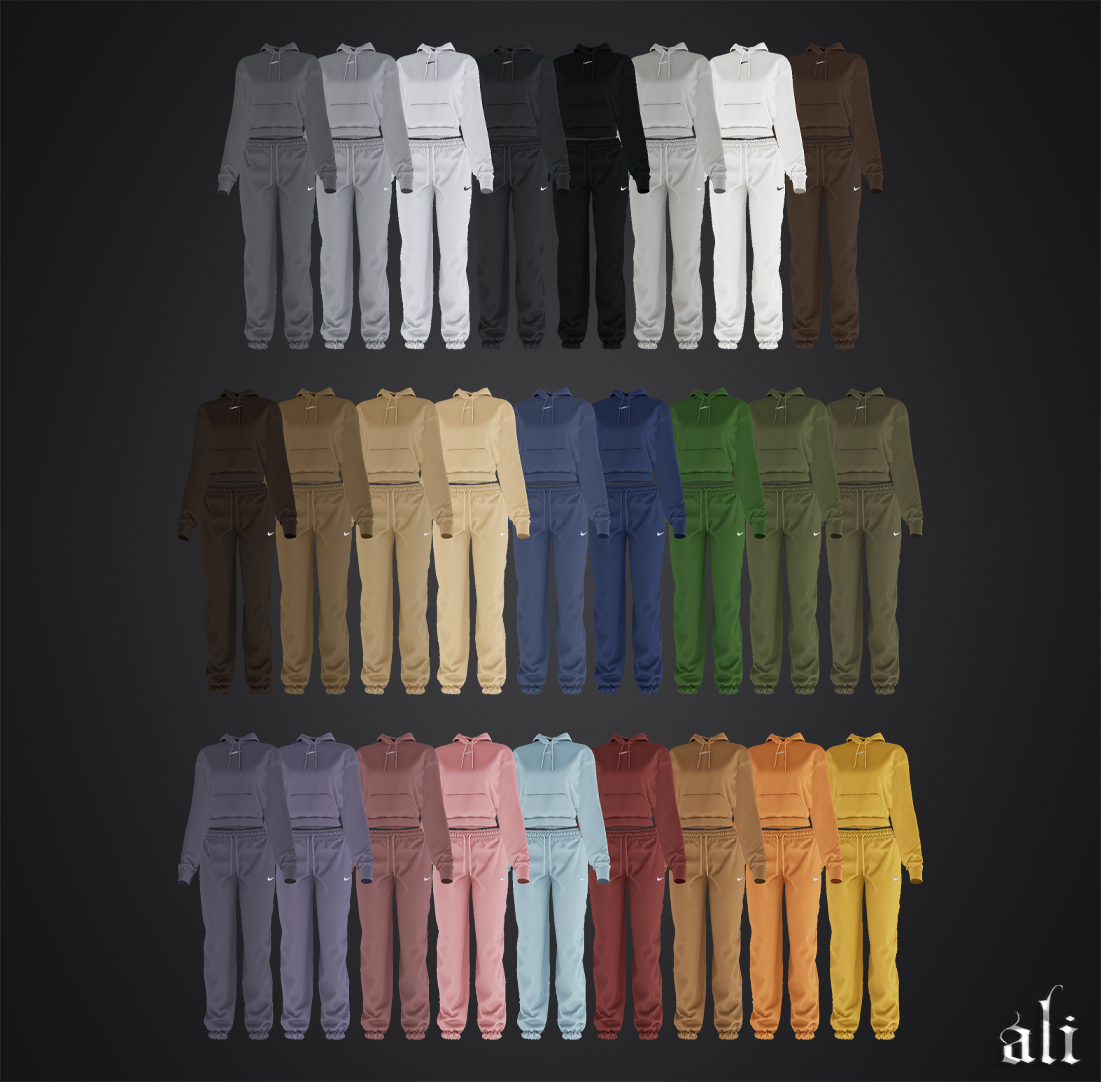ali - NIKE set MAR2025 mod for The Sims 4 