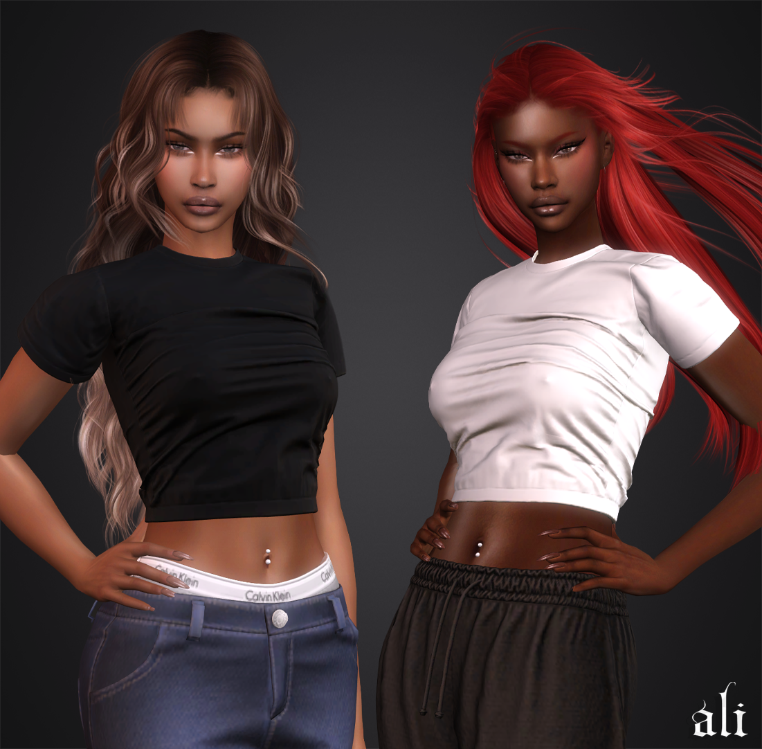 ali - AMBER top AUG2025 mod for The Sims 4 