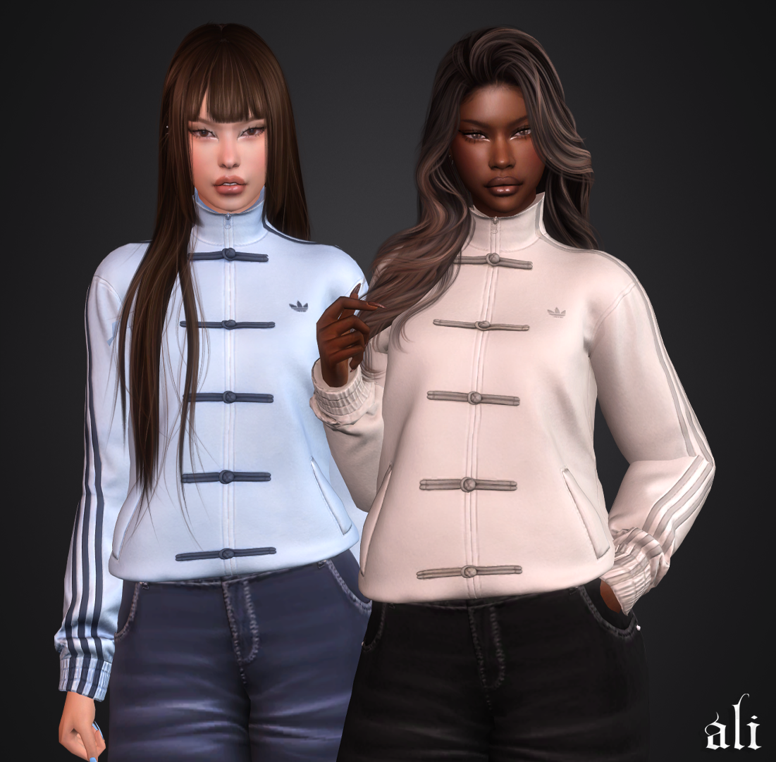 ali - ADIDAS CNY jacket (F) DEC2025 mod for The Sims 4 