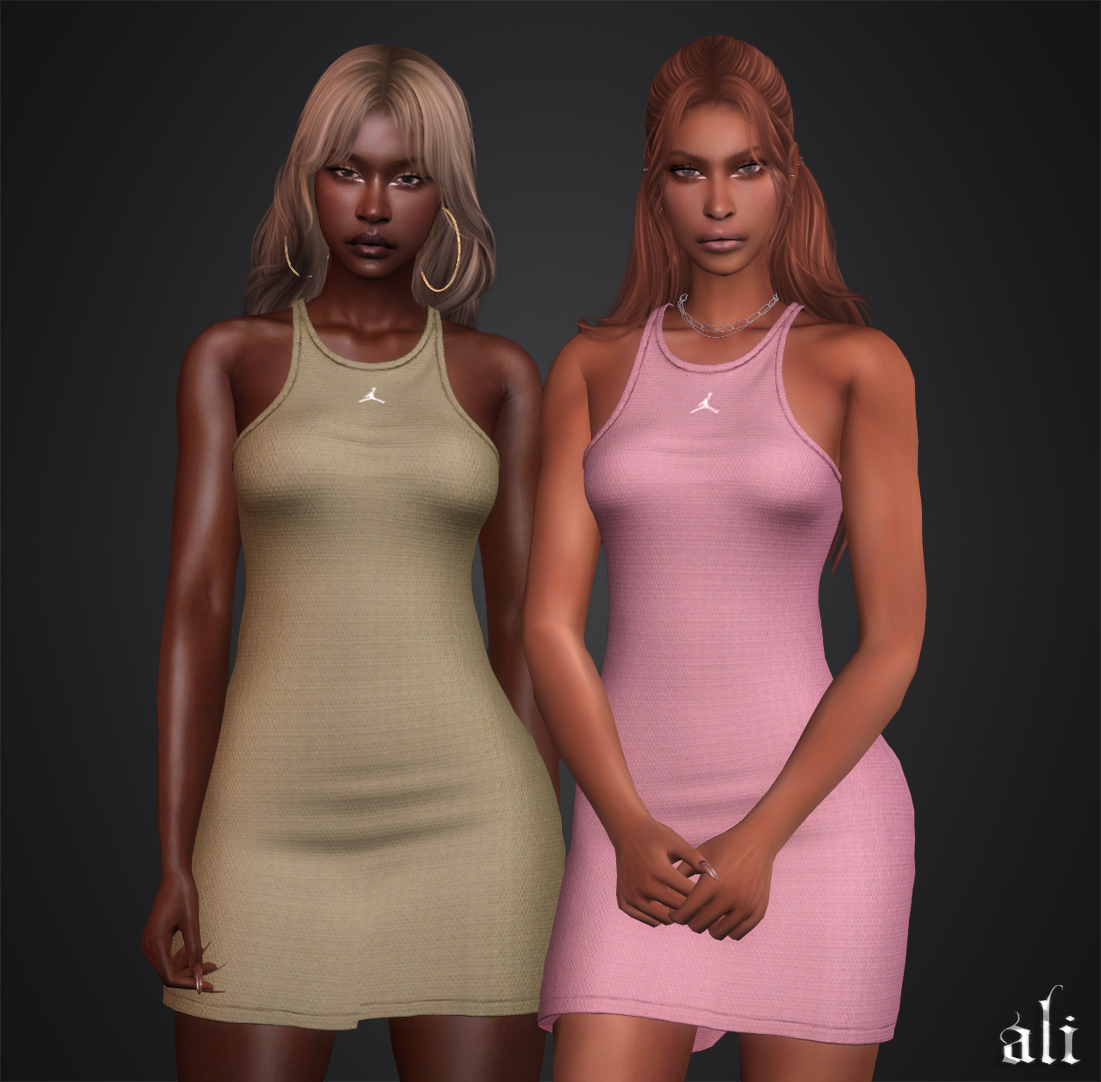 ali - JORDAN dress MAR2025 mod for The Sims 4 