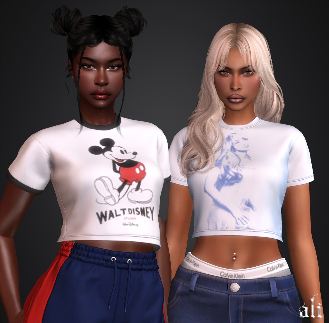 ali - GRAPHIC top (f) APR2025  mod for The Sims 4 