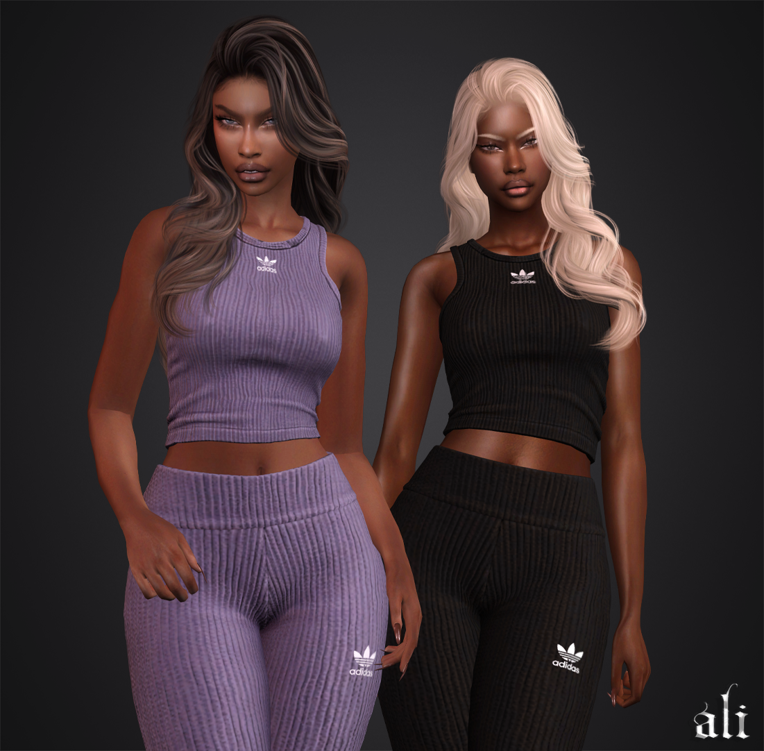 ali - ADIDAS set (part 2) MAY2025 mod for The Sims 4 