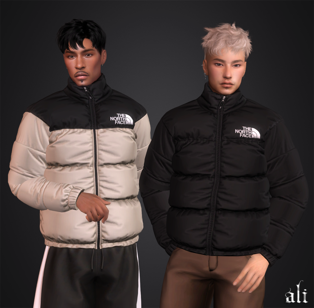ali - THE NORTH FACE jacket(m) MAY2025 mod for The Sims 4 